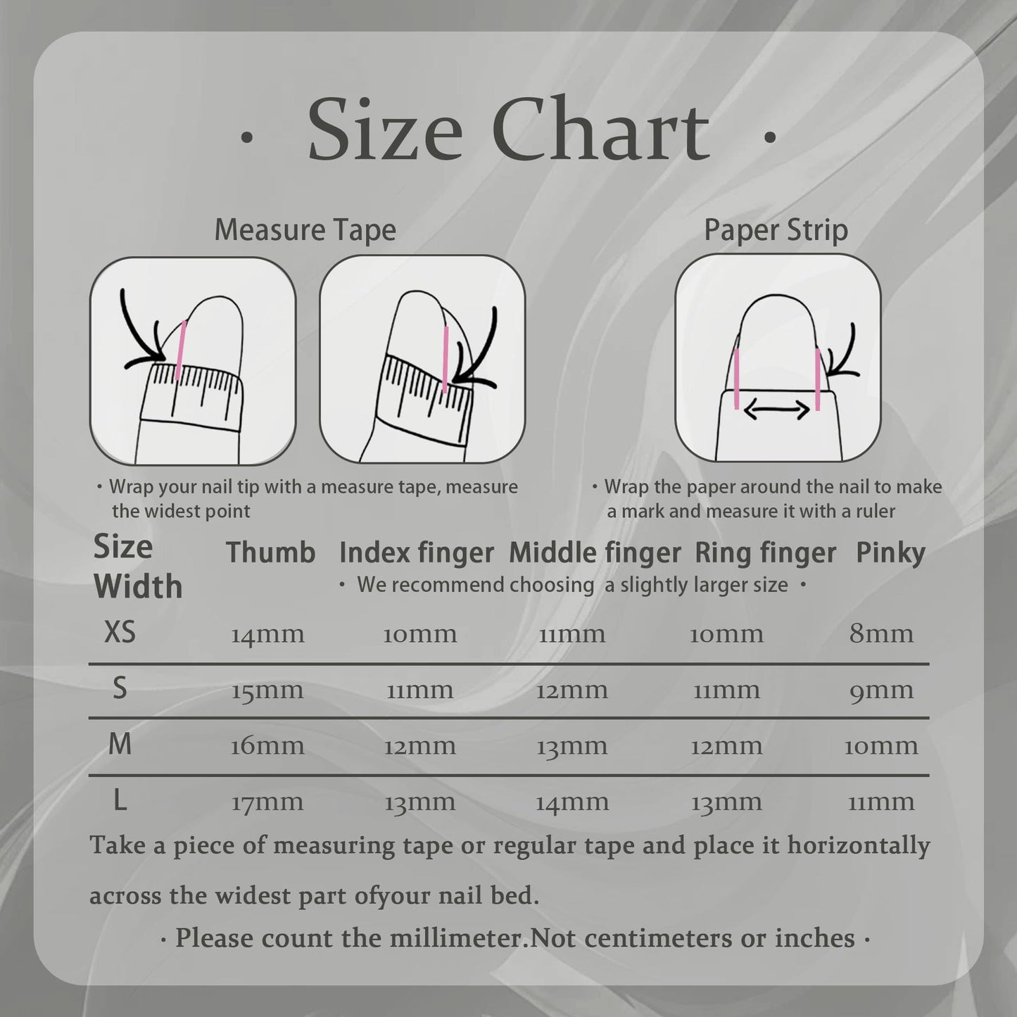 Yabonica Handmade Press On Nails Square French Tip,10Pcs Medium False Nails Press Ons with 3D Bling Rhinestones Design,Long Lasting&Reusable Glue On Nail for Woman Girls Party Daily Wear (012M)