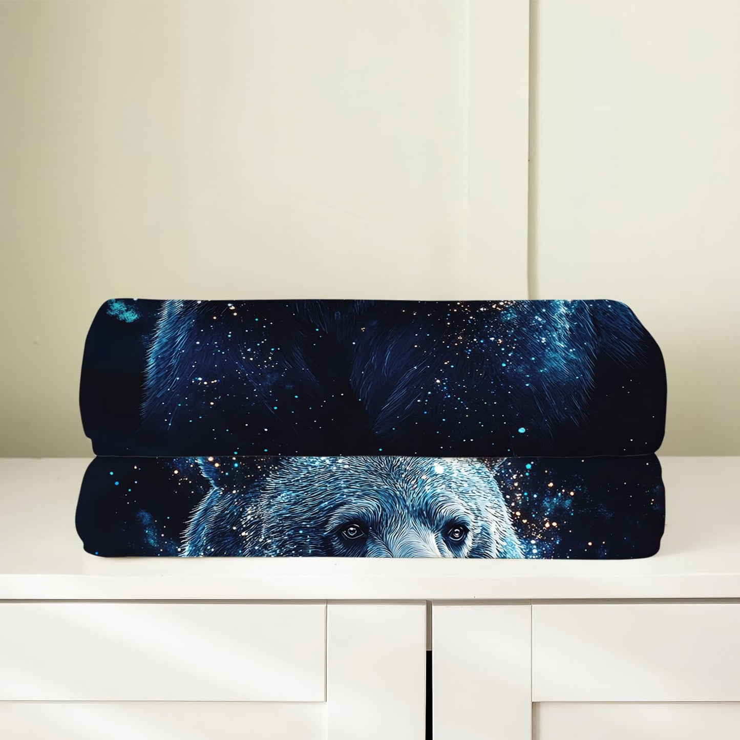 Bear Blanket, Bears Throw Blanket, Bear Gifts, Animal Blankets, Bears Stuff Fleece Flannel Plush for Mann Women Girls Lovers Adults Soft Bedding for Sofa Office Home Decor 40"X50"