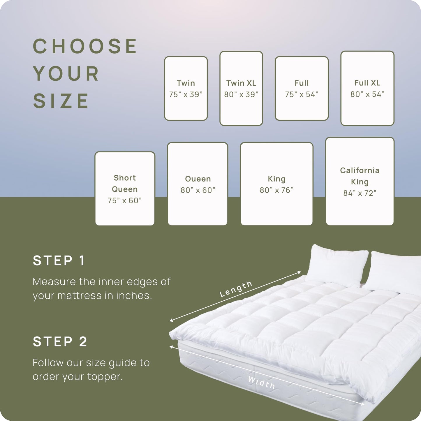Extra Thick Pillow Top 3 Inch Mattress Topper Queen Size for Firm Mattress, Cooling Fluffy Cotton Hotel Mattress Bed Topper for Cloud Like Sleep & Back Pain, Plush Soft Pad, Fit to 6"-22" Mattress