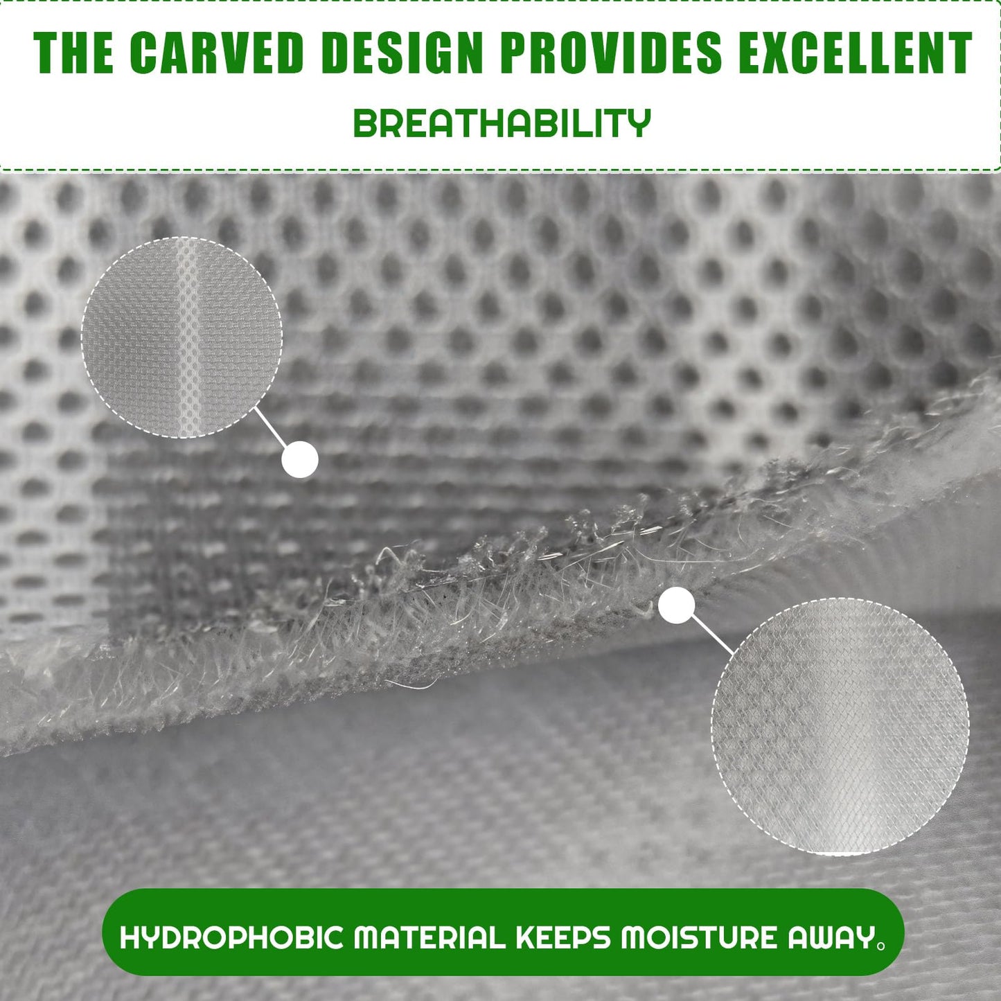 Mattress Underlay RV Under Mattress Ventilation Air Meshfiber Under Mattress Pad for RV Boat Camper Creating The Bed Air Dry and Flow（Queen）