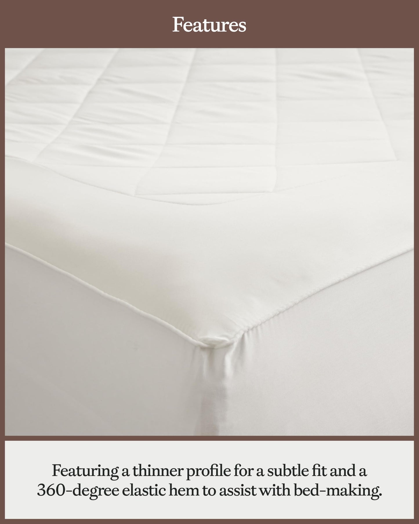 Cozy Earth King Size Mattress Pad - 100% Viscose from Bamboo Cooling Mattress Cover - Lightweight Temperature Regulating Bed Pad with 360-Degree Elastic Hem - Fits Mattresses up to 20”