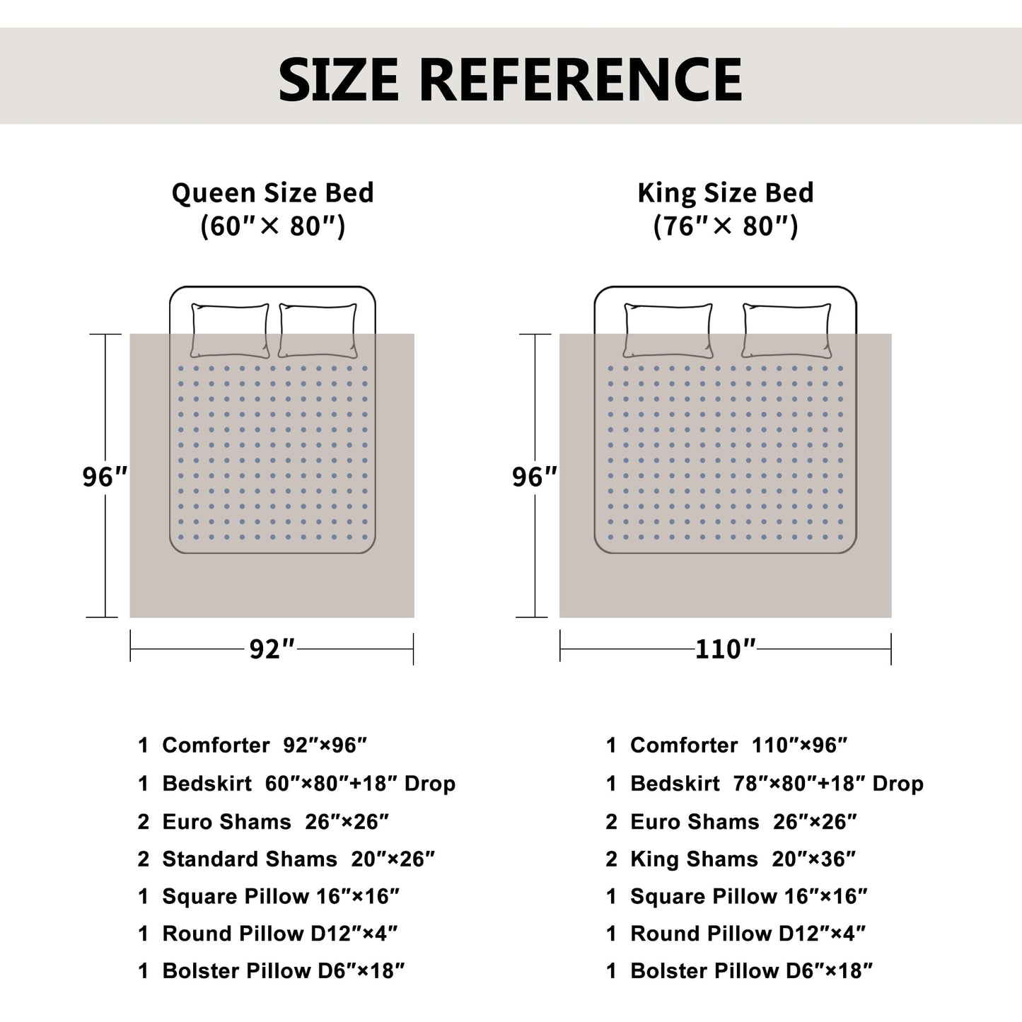 Loom and Mill 9-Piece Luxury King Size Comforter Set, European Damask Comforter Sets, Jacquard Bedding Sets with Euro Shams, Bedskirt, Filled Decorative Pillows(Taupe+Gold+Gray,King)