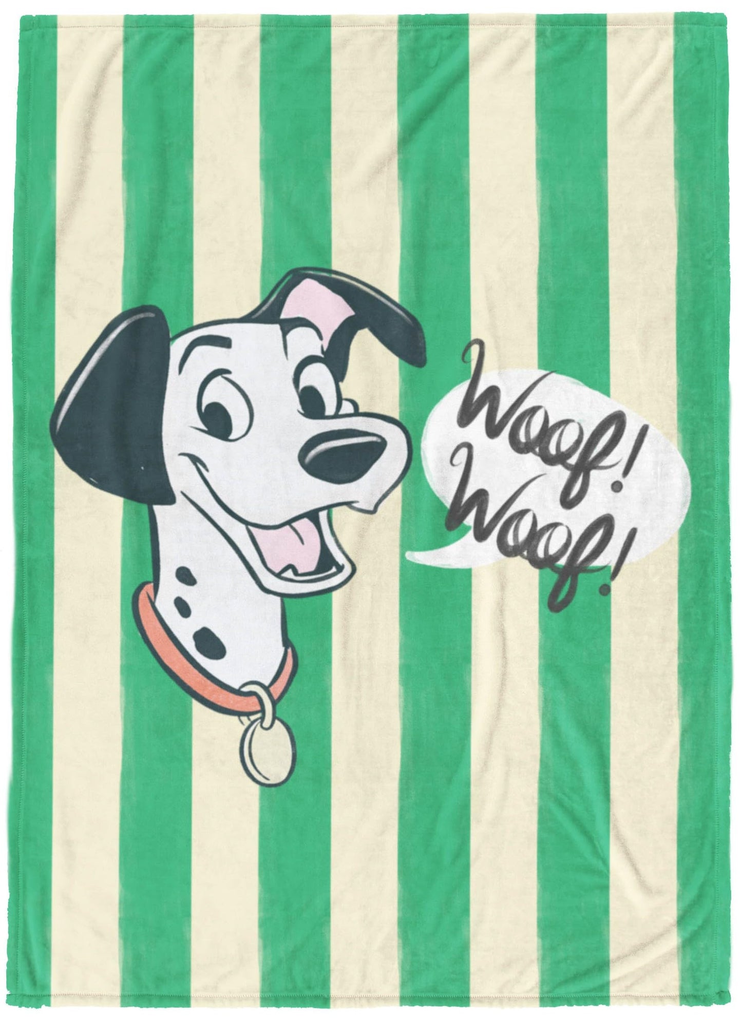 Jay Franco Kids Plush Throw Blanket – Soft & Cozy Fleece Throw for Bedroom & Couch Décor, Official Licensed Product, Multi - 101 Dalmatians, 60x90 - Large Blanket