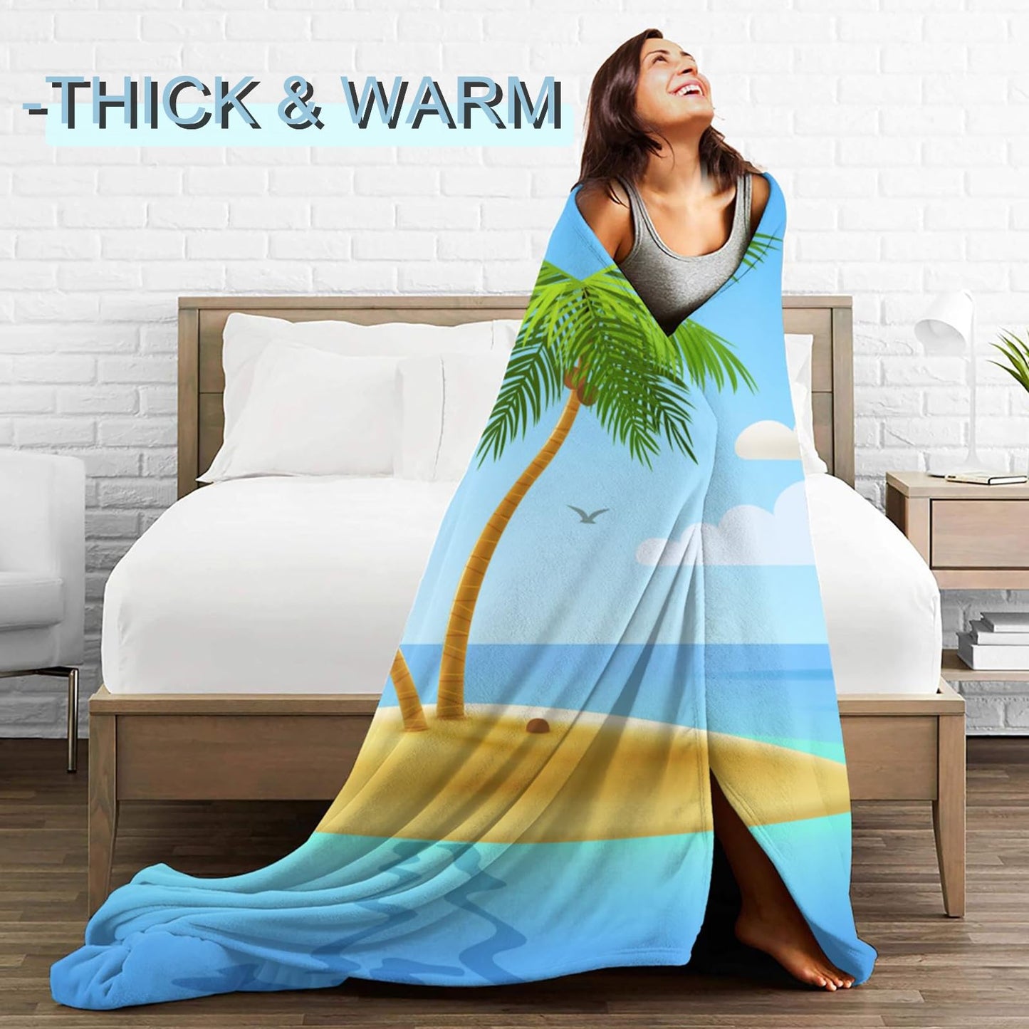 ainori Autumn Dragon Fleece Blanket - Lightweight Soft Cozy Gifts Throw for Fantasy Lovers,Women,Men,Enchanting Tree of Life Blankets,Home Room Modern Artistic Decor 50x60in