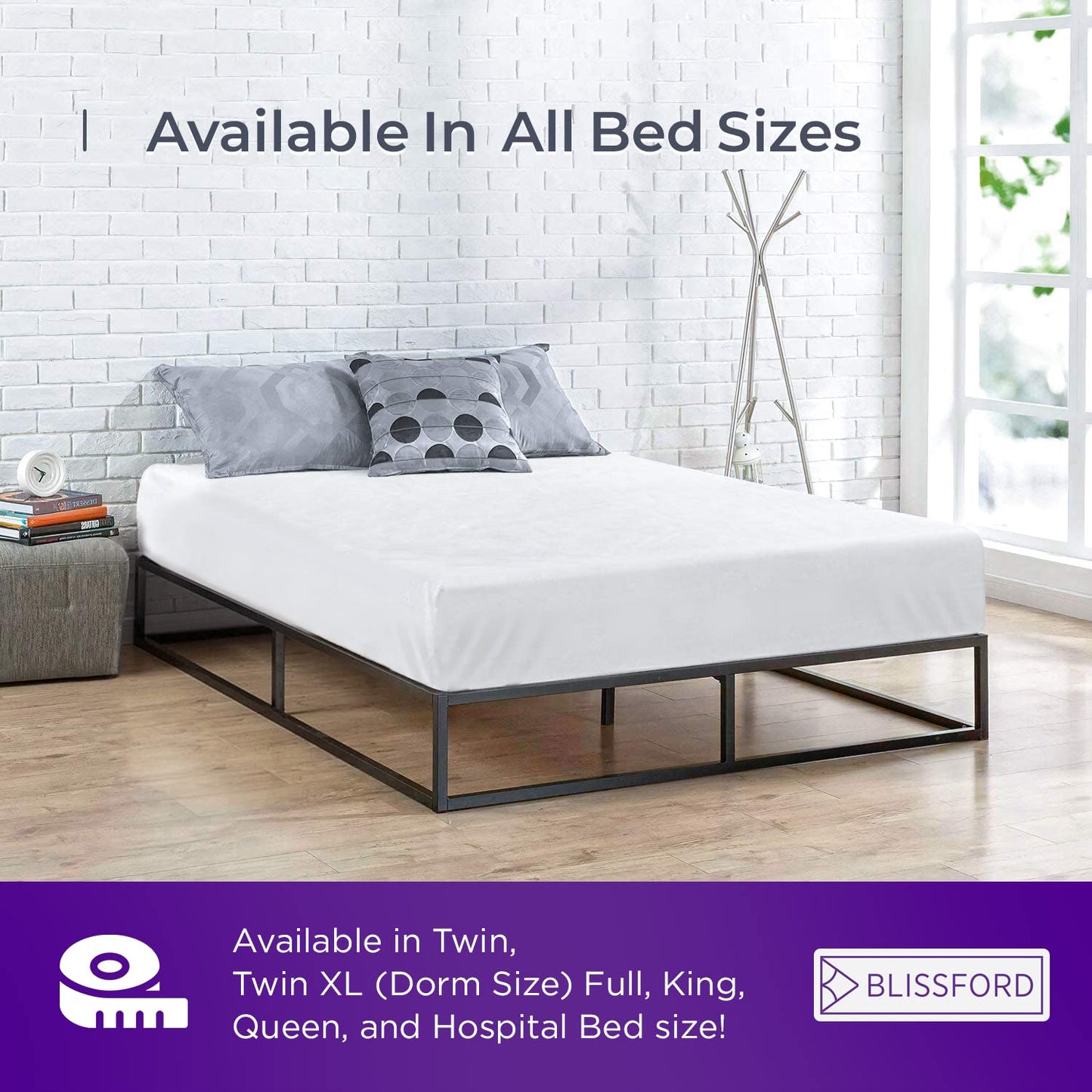BLISSFORD Plastic Mattress Protector - Heavy Duty, Fitted Vinyl - Plastic Mattress Cover Full, Rubber Sheets for Bedwetting Adult or Child, 100% Waterproof Sheets Full Size