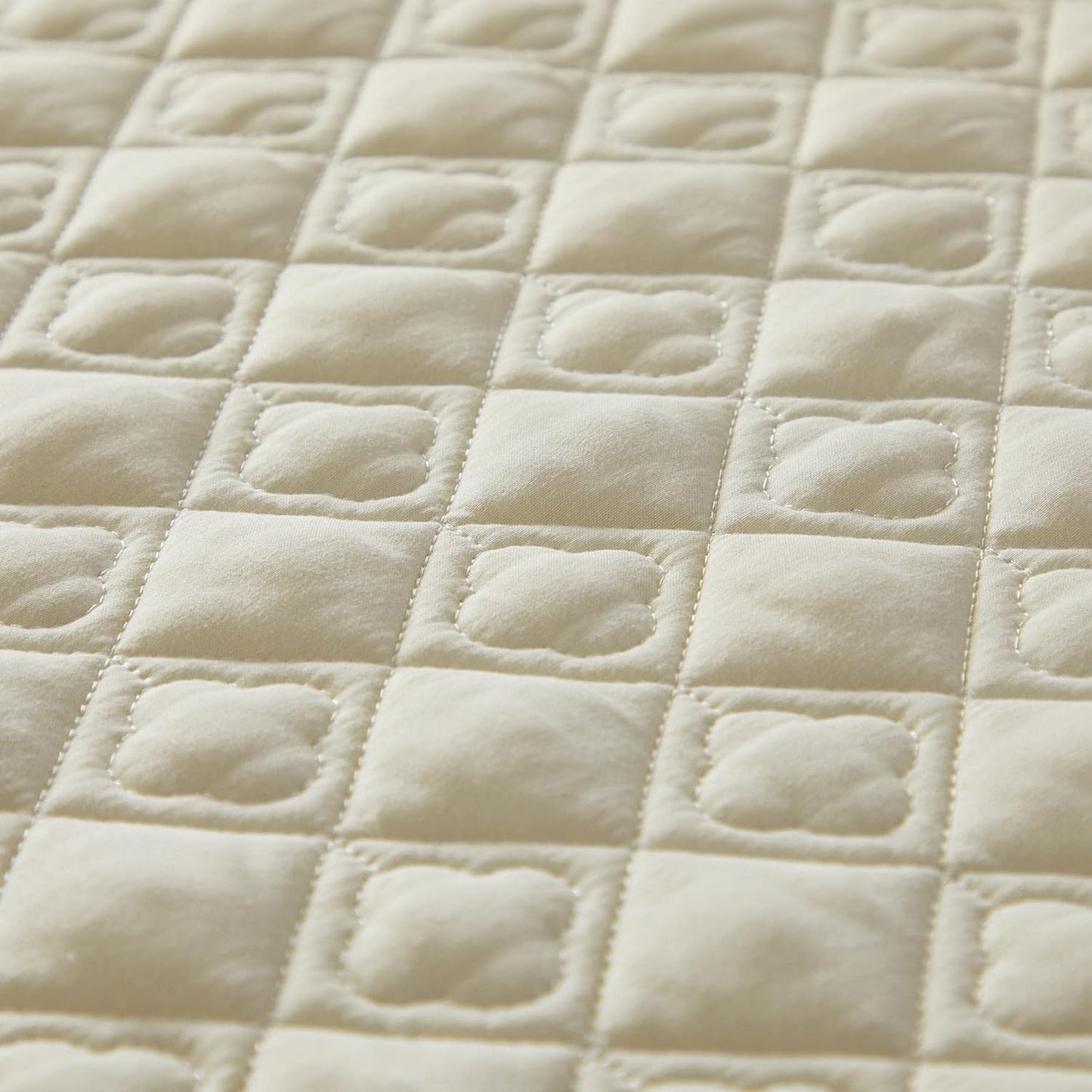 Cotton Quilted Mattress Protector Topper, Deep Pocket, Non-Slip for 18'-24' Mattresses