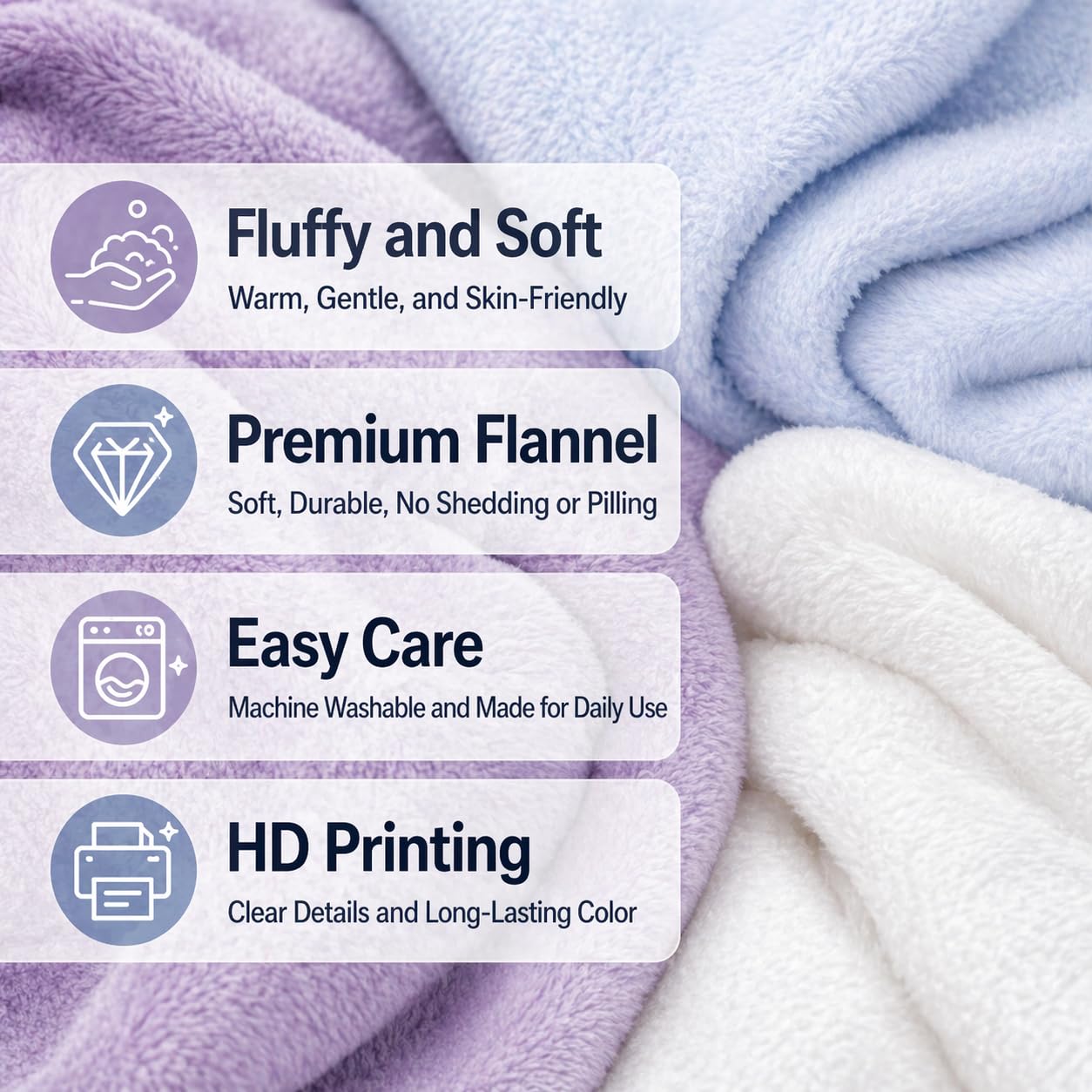 KiKiLuna Personalized Ultrasound Photo Heart Blanket, First for Pregnant Women, Pregnancy Announcement Flannel Throw, Baby Bump Message, 5 Color Background Options