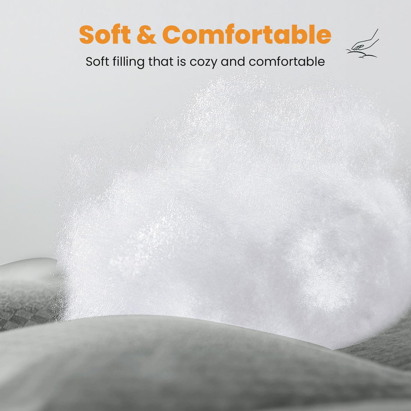 MATBEBY Queen Size Mattress Pad - Cooling Breathable Mattress Topper, Quilted Fitted Mattress Protector, Pillow Top Mattress Cover with 8-21" Deep Pocket, Machine Washable, Light Grey, 60x80 Inches