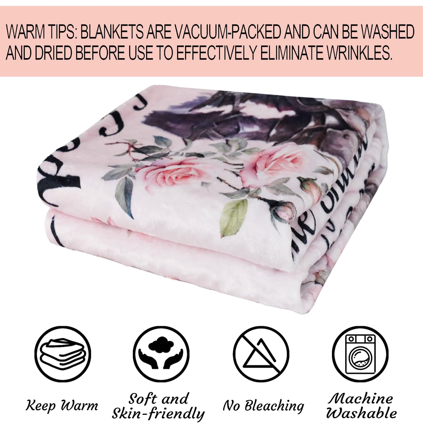 solid can Christian Gifts for Women Throw Blankets 60"x50" The Whole Armor of God Blanket Baptism Gifts Inspirational Religious Faith Bible Verse Gift