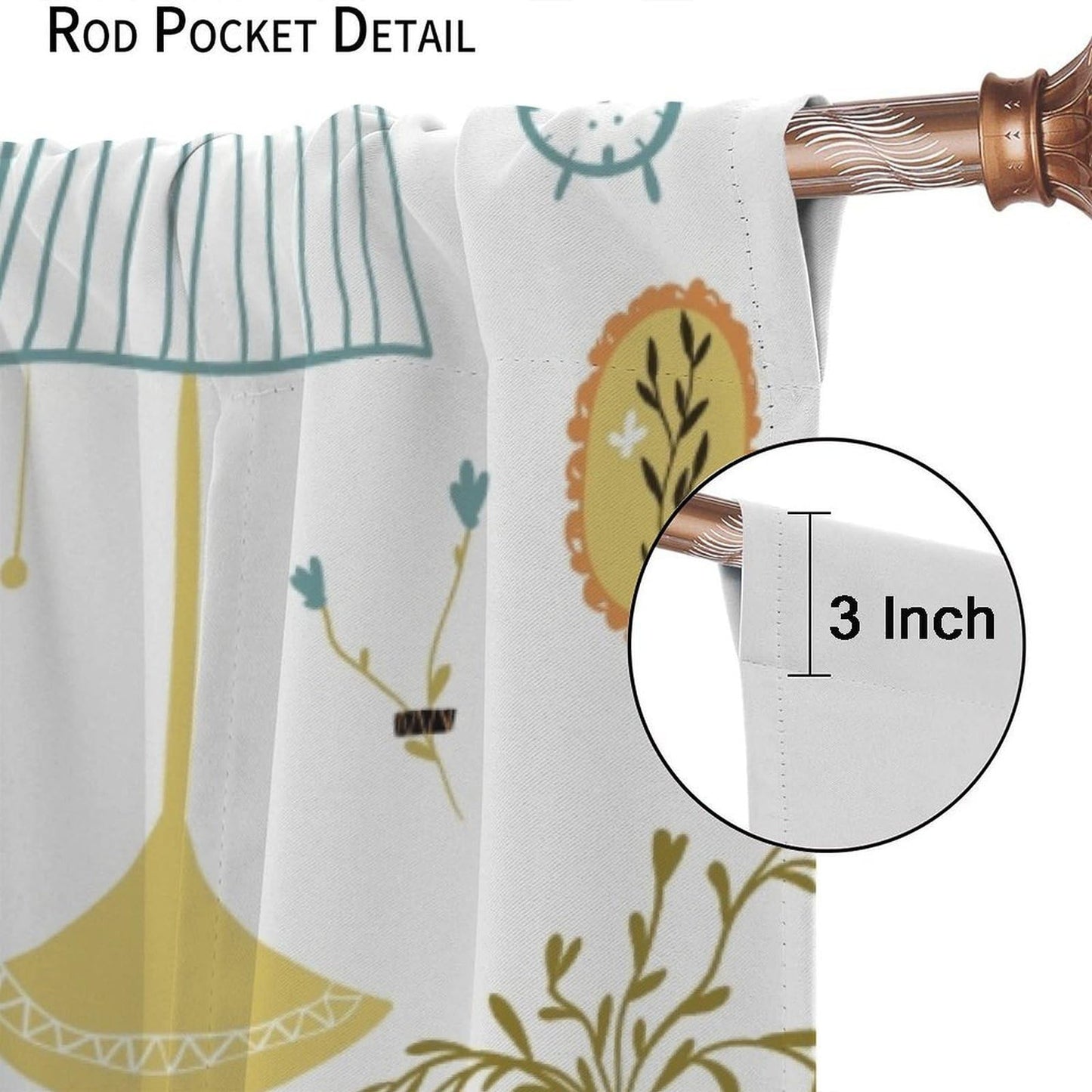 ACOOLTD Cartoon Curtains Rustic Black Kitty Home Ambiance Cute Patterns Furniture Blackout Window Treatment for Kids Bedroom Kitchen Cafe Home Decor Drapes，2 Panels 42" W X 45" L