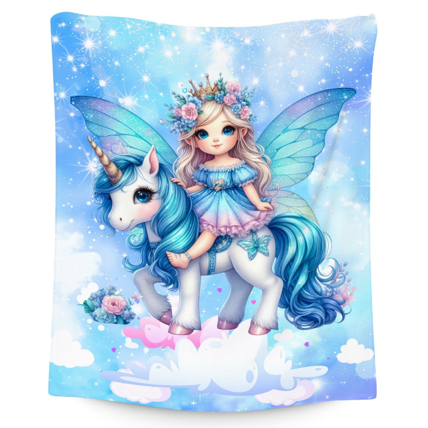 Blanket for Girls, Unicorn Blanket for Kids, Unicorn Gifts Soft Lightweight Throw for Sofa Couch Bed, 50"x60"