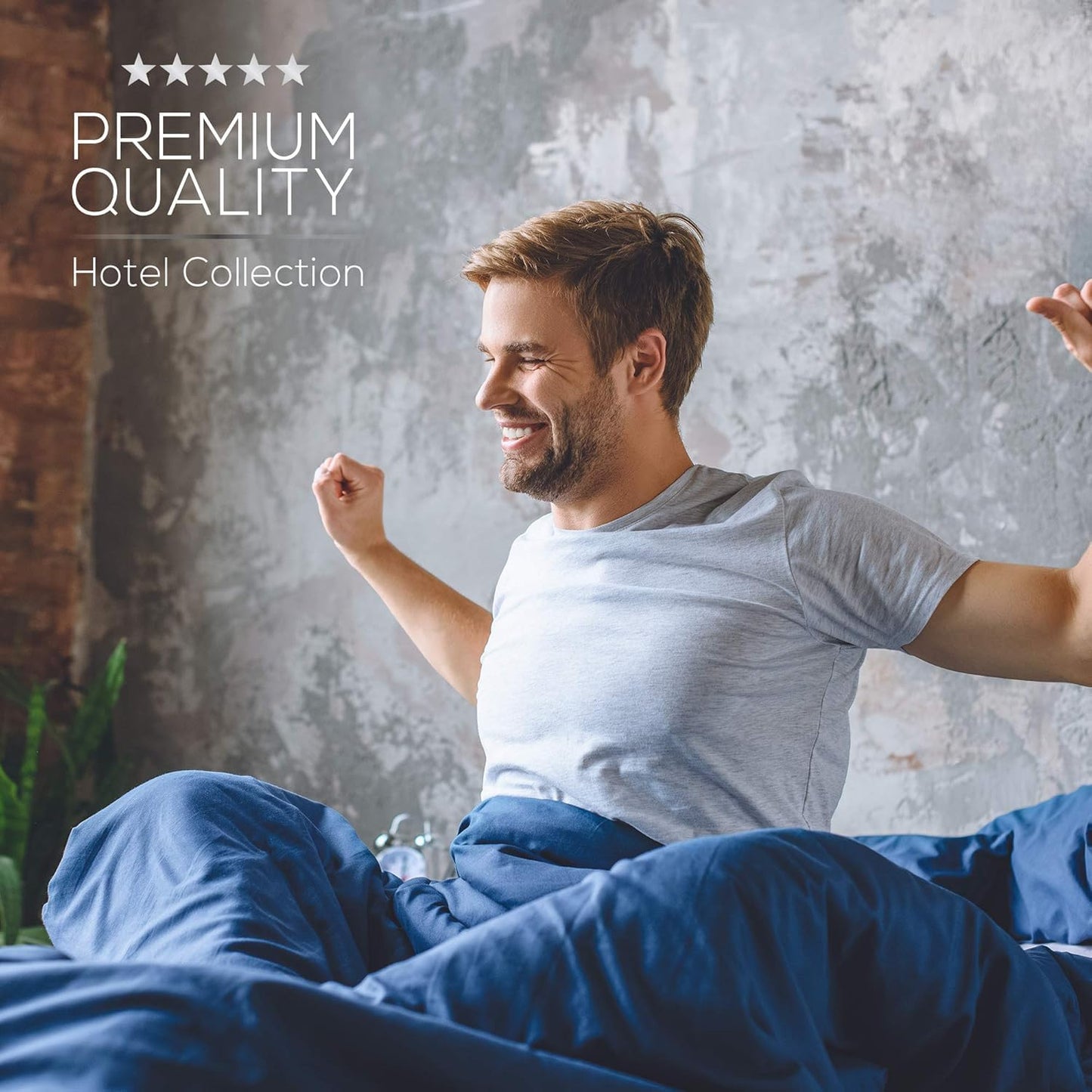 Mueller UltraTemp 6 PC Queen Sheet Set - Ultra-Soft Luxury Series, Cooling & Breathable Hotel Luxury Bed Sheets, Deep Pocket Wrinkle-Free Oeko-TEX, Navy
