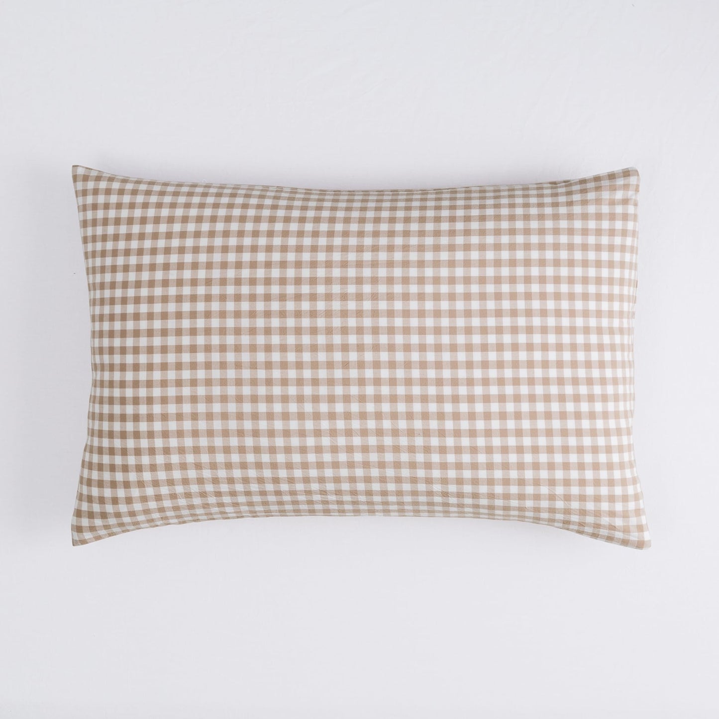 SUSYBAO Tan Gingham Duvet Cover Queen 100% Washed Cotton Beige Plaid Duvet Cover Set 3 Pieces Set 1 Soft Checkered Grid Duvet Cover with Zipper Ties 2 Pillowcases Luxury Farmhouse Gingham Bedding Set