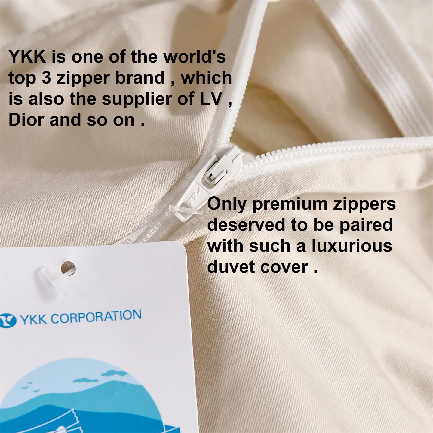 MASINISS Premium Linen Textured Cotton Embroidered Boho Duvet Cover King Set, Exclusively Designed for Those Who Pursue Quality Life, Natural Linen Color, 104x90'' 3pcs Set (No Filling)