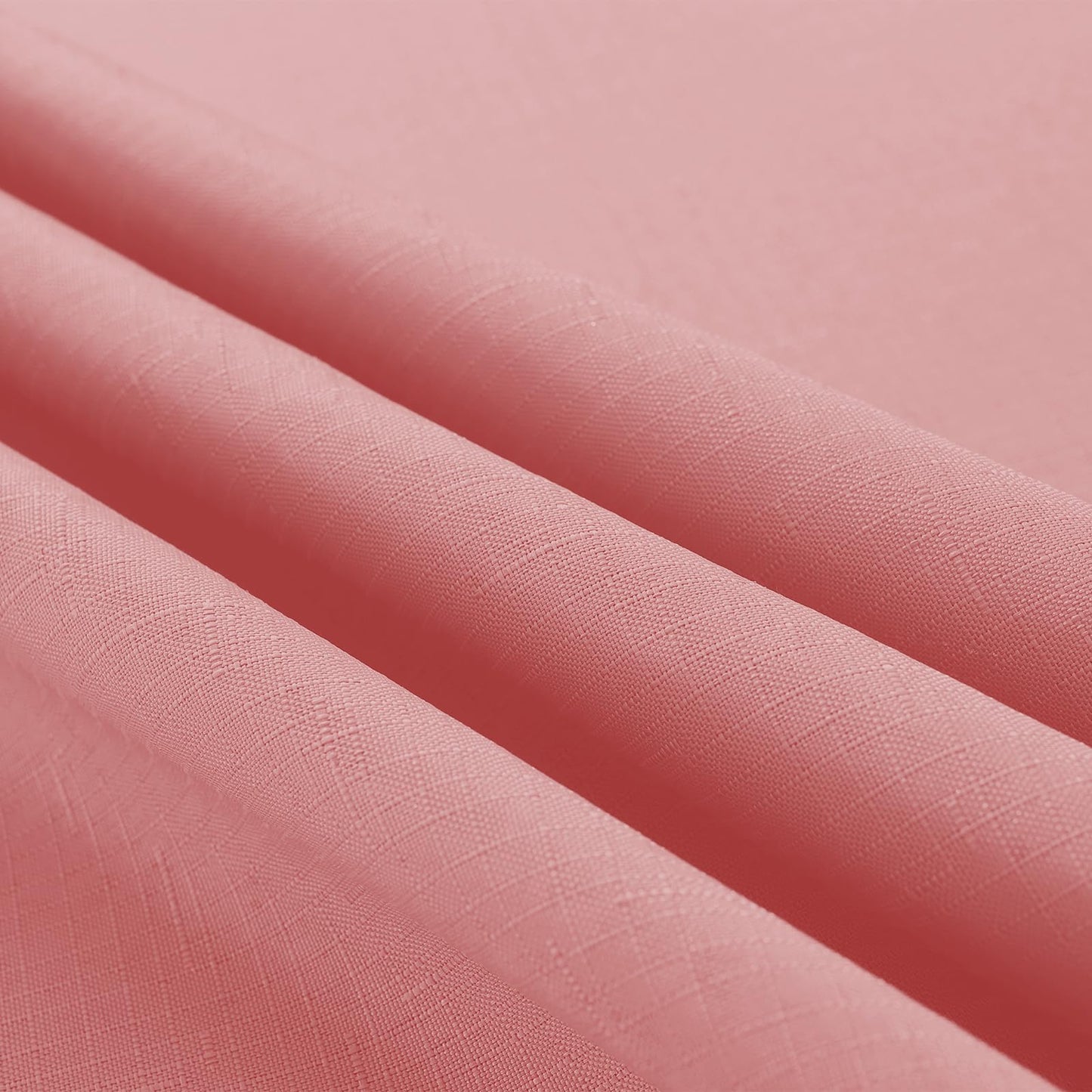 SASTYBALE Pink Tablecloth Rectangle, Spillproof Table Cloth Wrinkle Resistant Washable Textured Table Cover for Kitchen Dinning Parties Farmhouse Outdoor Pink 52" x 70"