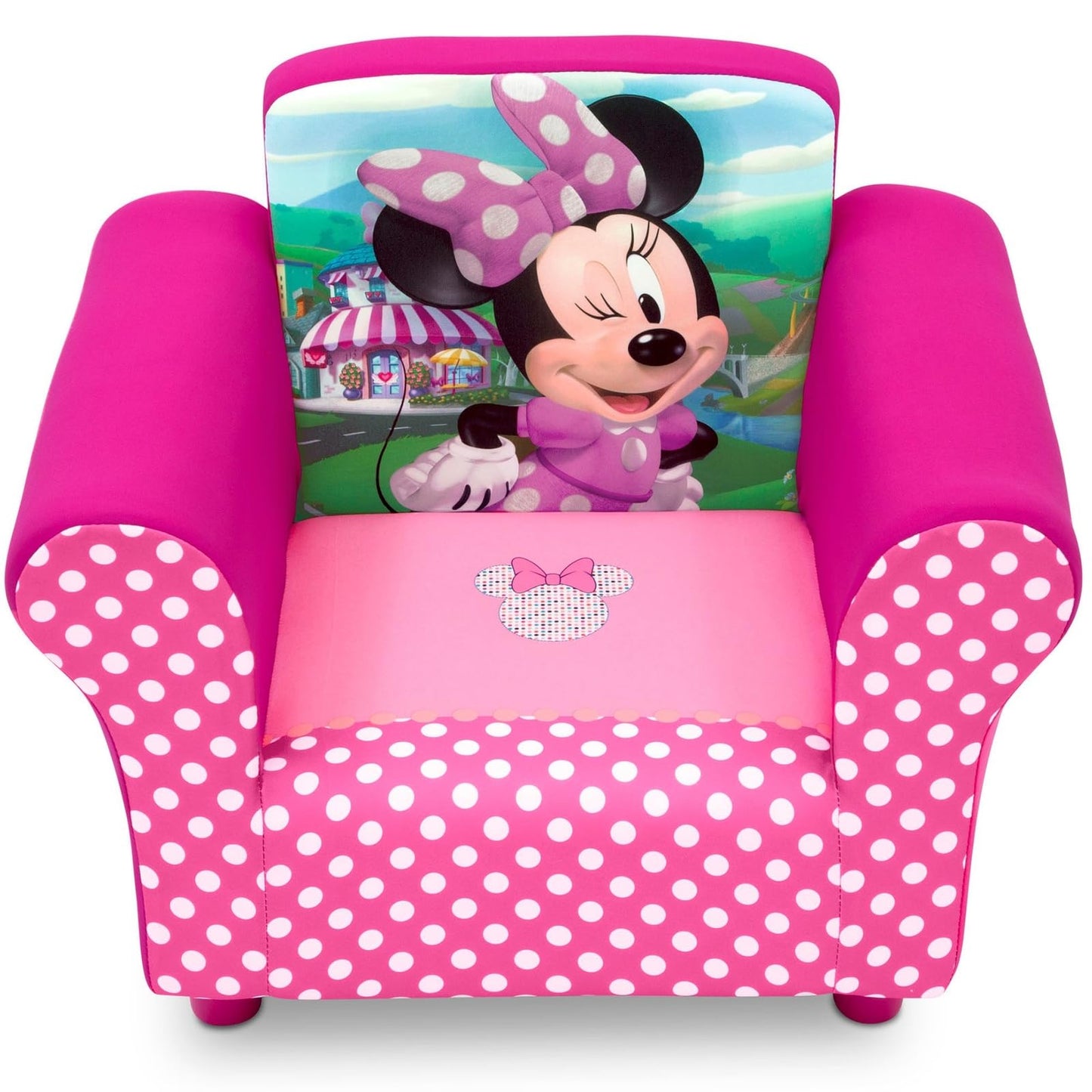 Delta Children Upholstered Chair, Disney Minnie Mouse