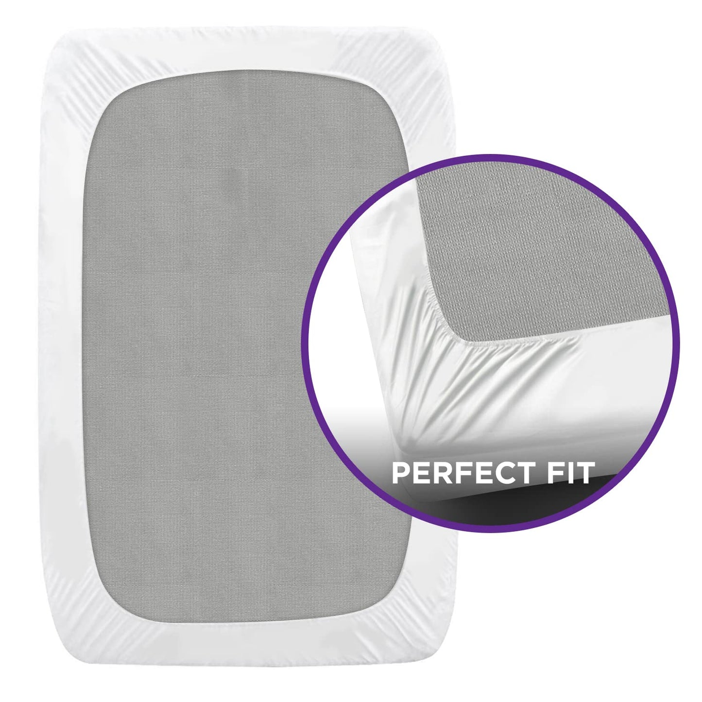 BLISSFORD Queen Plastic Mattress Protector - Heavy Duty, Fitted Vinyl - Plastic Mattress Cover, Rubber Sheets for Bedwetting Adult or Child, 100% Waterproof Fitted Sheet Queen