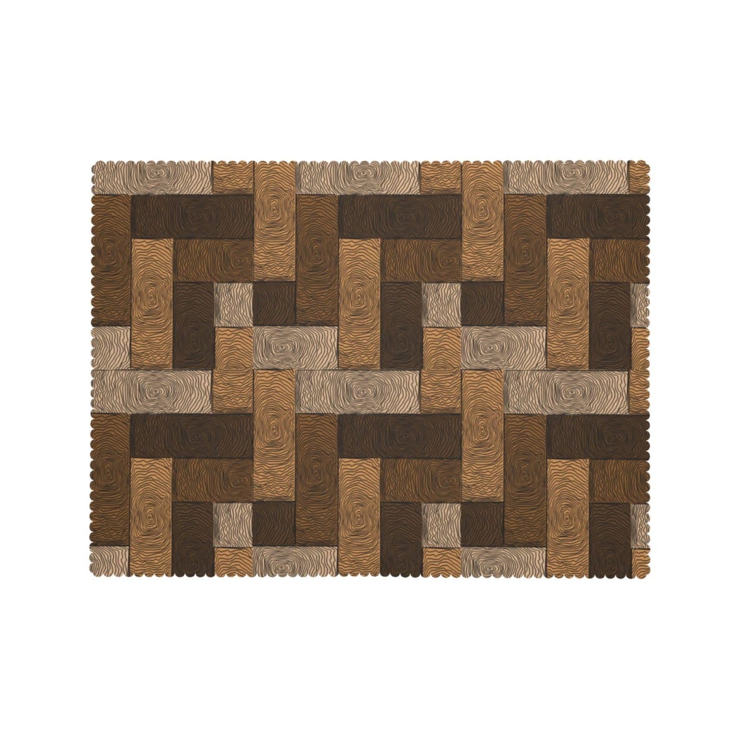 DANSICUINI Brown Beige Rectangle Tablecloth Parquet Pattern Table Cloth Wooden Style Rectangular Tablecloth Table Cover for Dining Kitchen Party 54 x 72 Inch
