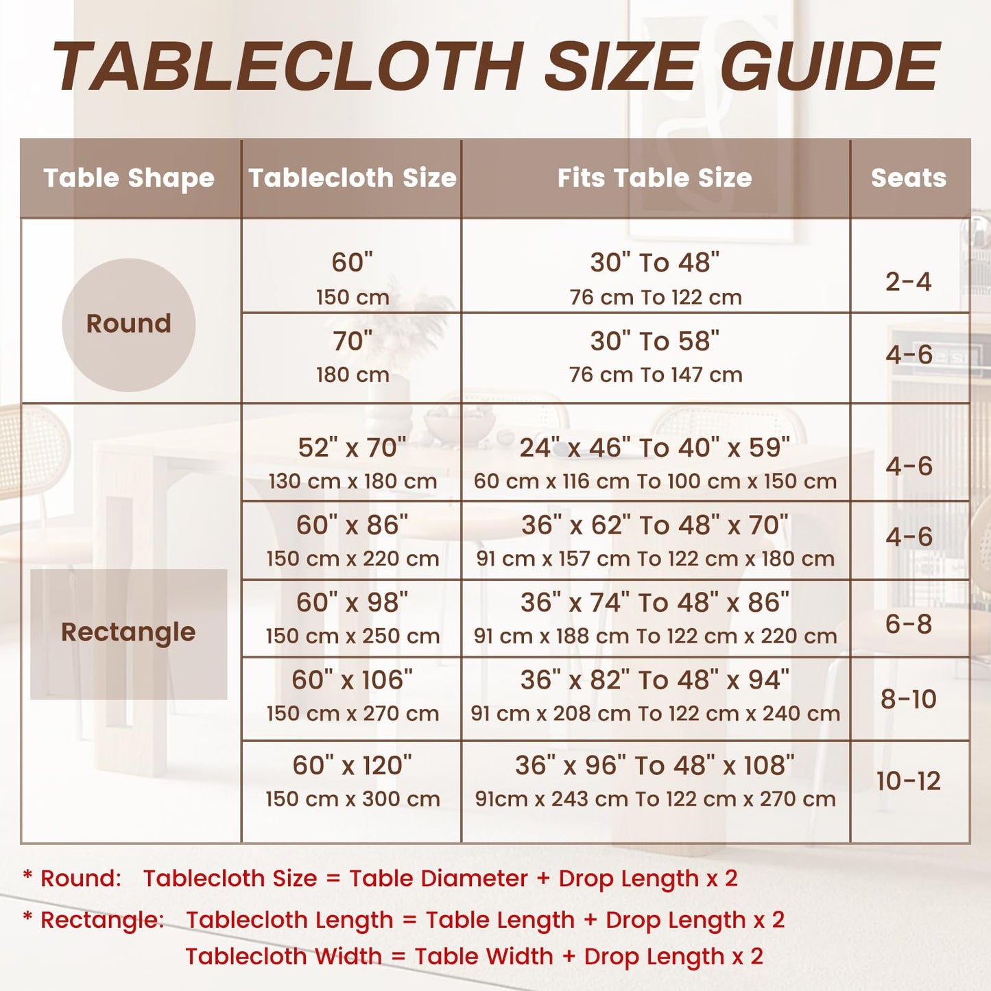 Dimatic Clear Plastic Waterproof Tablecloth, Vinyl PVC Rectangle Table Cloth with Lace Macrame, Oil Spill Proof, Table Cover for Dining Tables, Parties and Holidays (Beige, 60 x 98 Inch)