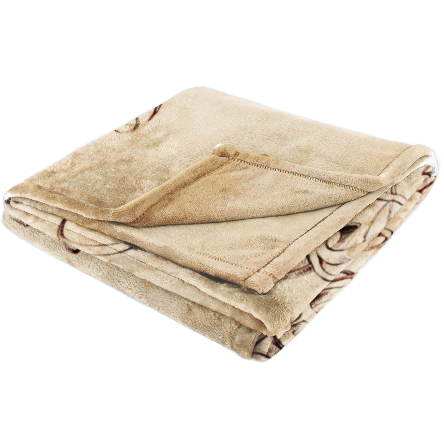 Jay Franco Harry Potter Marauders Map Throw Blanket 50 x 70 Inches, Super Soft Cozy Fleece, Fade Resistant, Hogwarts Map Design, Machine Washable (Official Harry Potter Product)