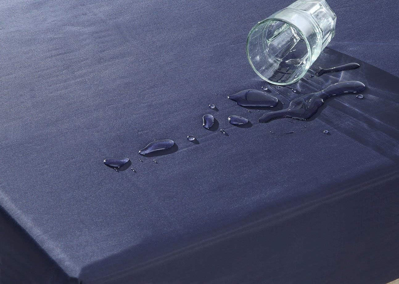 6-Inch Waterproof High-Density Foam Mattress with Navy Blue Diamond-Quilted Breathable Fabric for Cool Sleep Full Size
