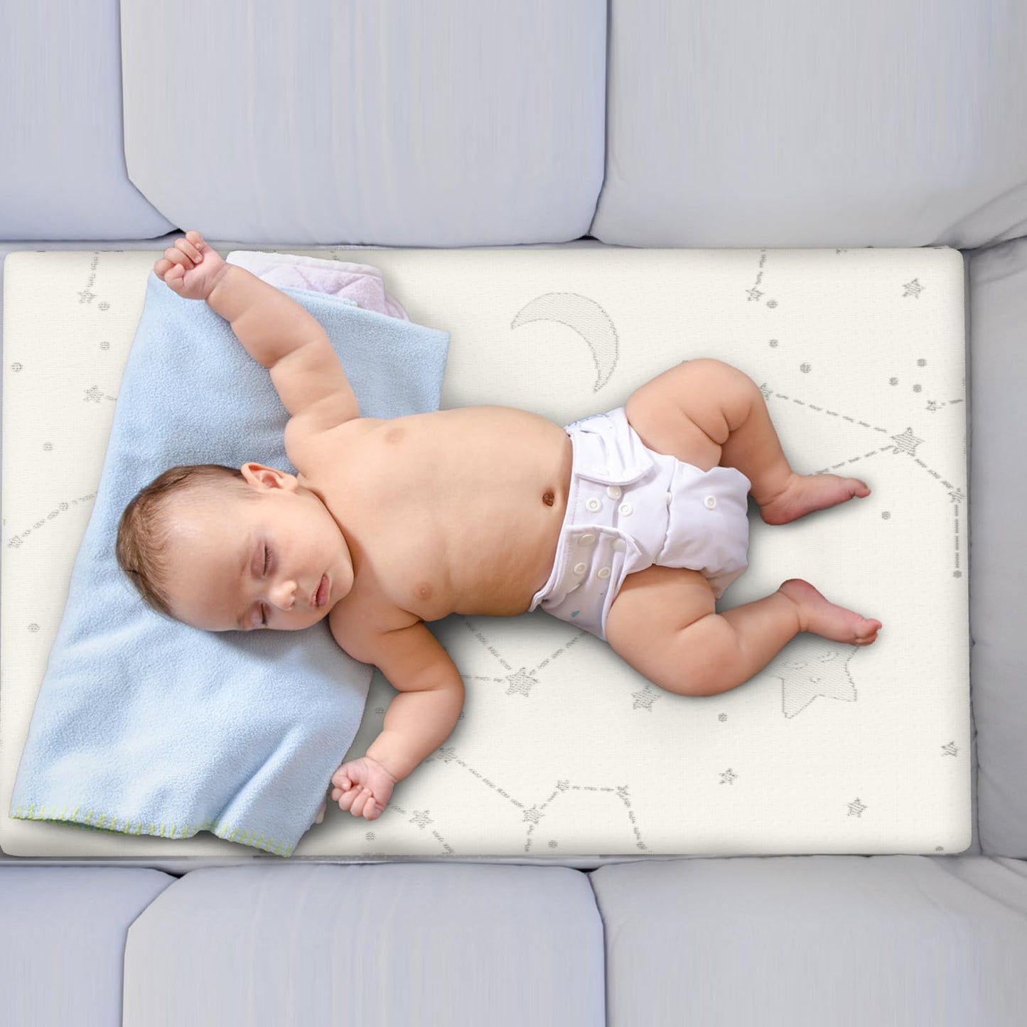 YENING Bamboo Pack and Play Mattress Pad Breathable 38x26 Waterproof Baby Mattress for Pack N Play Matress Topper Waterproof