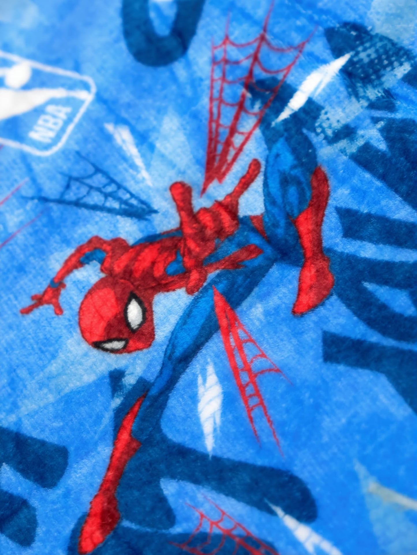 Northwest Disney Marvel Spiderman Plush Throw Blanket, Oversized 62" x 90" Silk Touch Soft Fleece Blanket for Kids & Adults, Officially Licensed