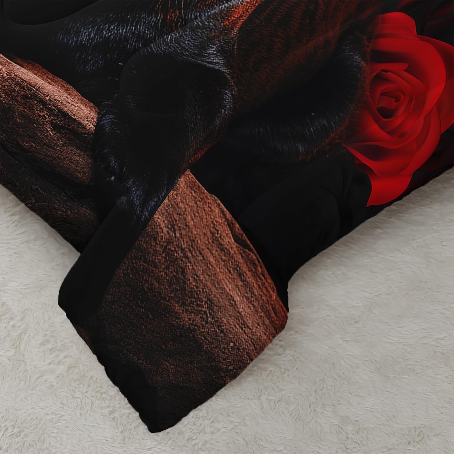 Black Panther Comforter Set Leopard Bdeeing Set Twin Size Bed in a Bag 3D Black Cheetah Bedding Set Safari Animal Bedding Sets 3 Pcs Animals Bed Set Soft Microfiber 1 Comforter with 2 Pillowcases