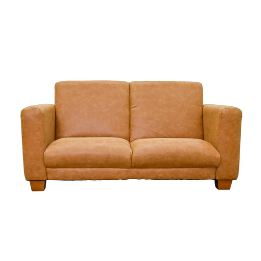 Children's Factory As We Grow Modern Kids Sofa - Flexible Classroom Seating for Elementary Education, Adjustable Educational Furniture for Daycare and Preschool, Faux Distressed Leather Brown