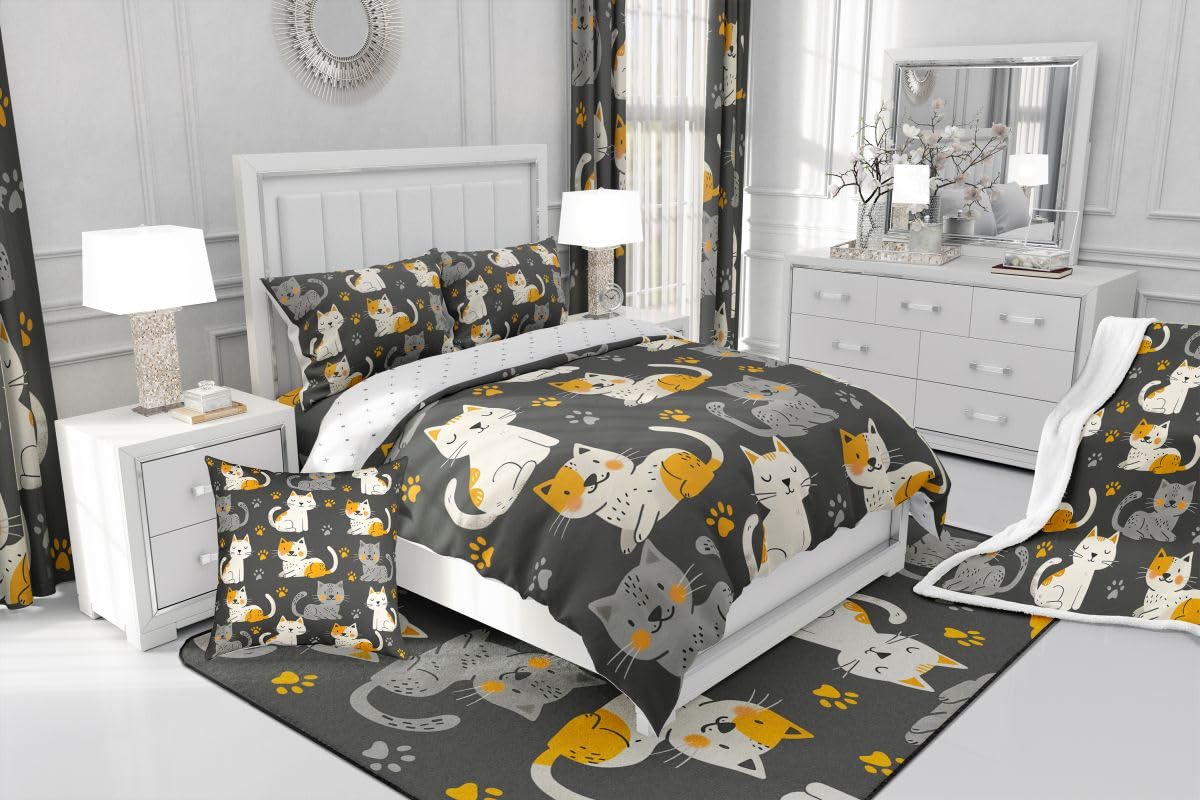 jejeloiu Boho Comforter Set with Sheets 7 Piece Twin Size Southwest Native American Design Bed in a Bag Kids Boys Girls Western Decor Bedding Set Bedroom Decor Breathable Soft Lightweight Microfiber