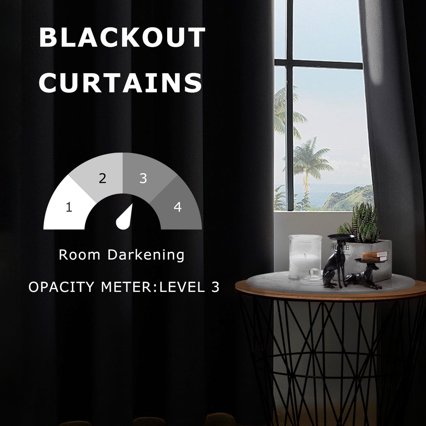 Fizzenobia Pink Bow Blackout Curtains for Bedroom Living Room, Thermal Insulated Room Darkening Grommet Drapes, Girls Bowknot Window Curtains & Home Decor, 54 Inch Curtains 2 Panel Set