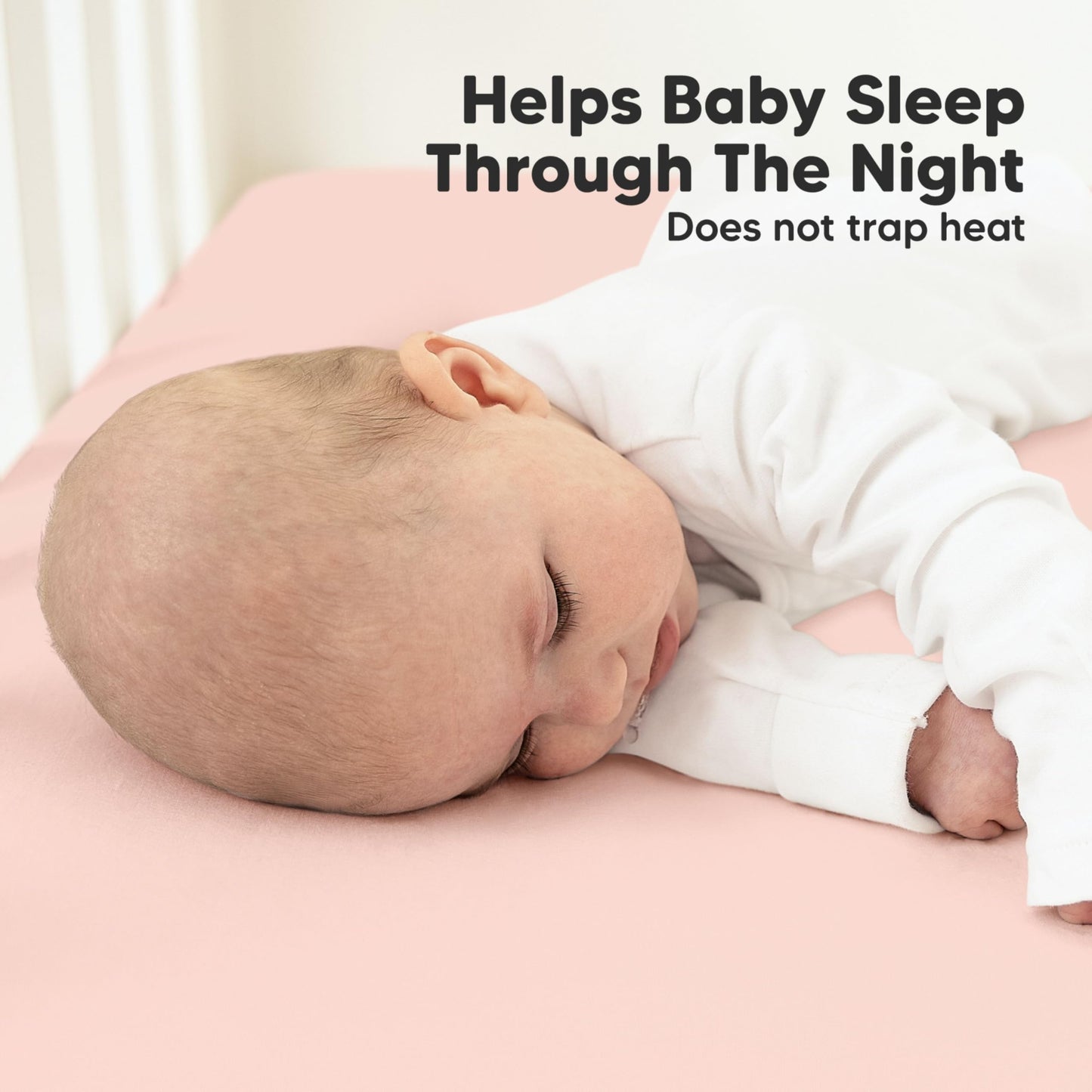 KeaBabies 2-Pack Organic Cotton Crib Sheets for Boys, Girls - 52x28 Fitted Crib Mattress Sheet Neutral, Breathable Cover for Baby Bed Set, Toddler Mattress, Soft & Cute Prints (Cameo)