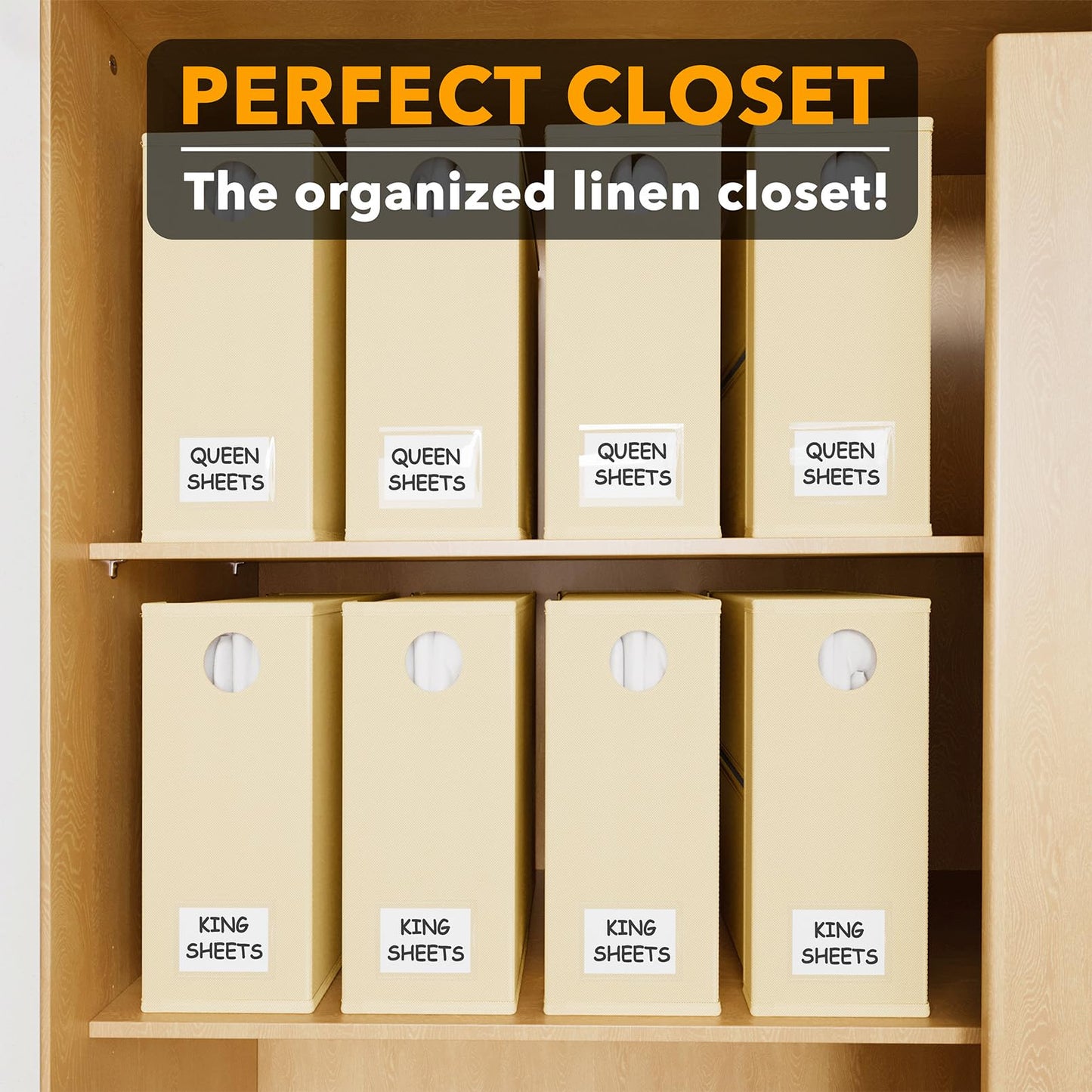 SpaceAid 8 Pack Bed Sheet Organizers and Storage, Shoe Organizer for Closet, 2 Pack Foldable Shoe Storage