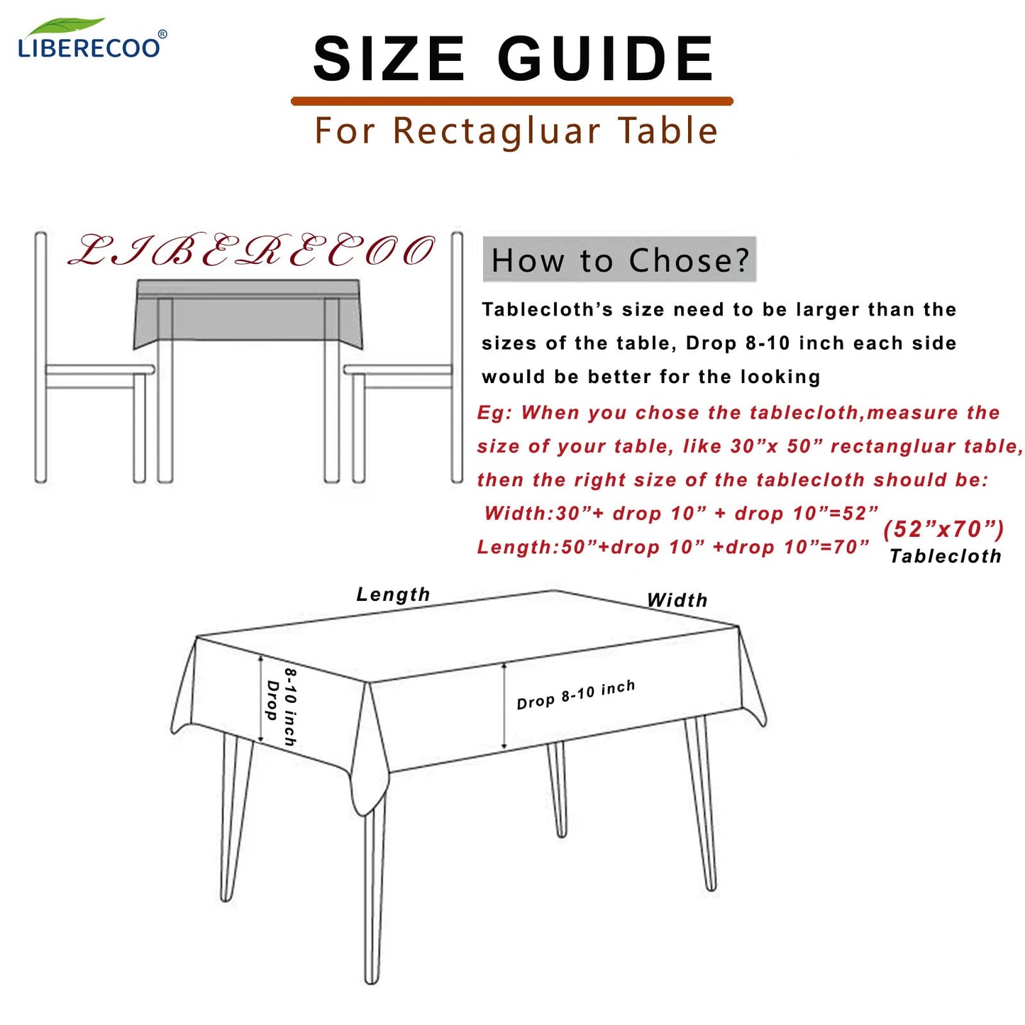 LIBERECOO Vinyl Tablecloth with Flannel Backing, Sunflower 60 x 84 Inch Rectangluar Tablecloths Stain-Resistant Waterproof Plastic Table Cover for Indoor/Outdoor