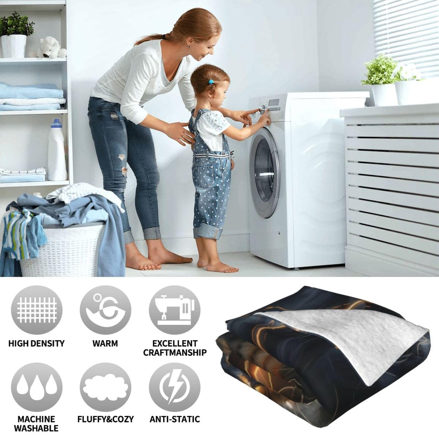Lion Blanket, Gifts for Women, Wild Animal Soft Lightweight Throw Blankets for Kids, Travel Bed Living Room Decor, 50x60in