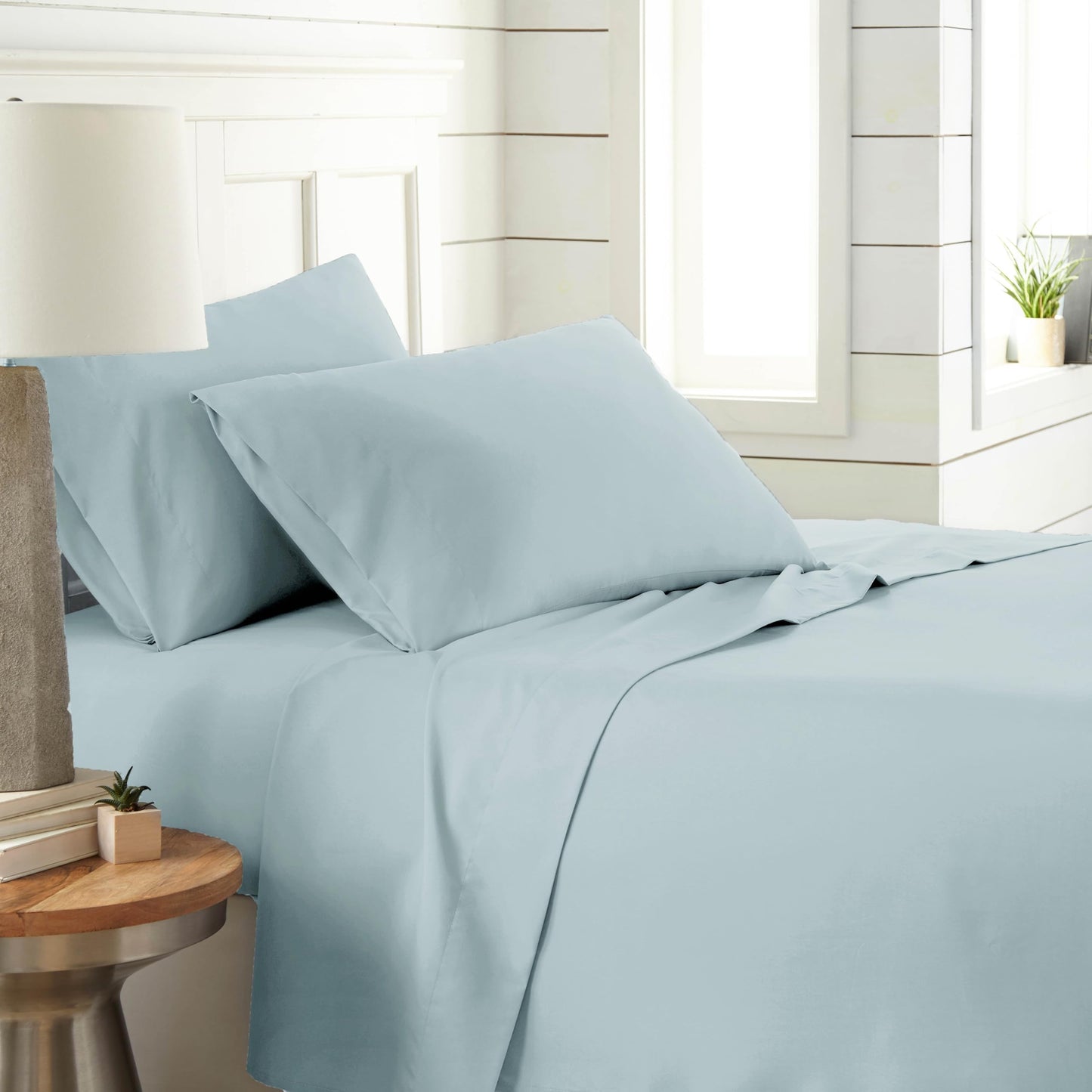 Southshore Fine Living, Inc. 14 Inch Twin Sheets Set Deep Pocket, 4-Piece Microfiber Sheet Set, Pet Hair Resistant Bedding Soft Wrinkle Free Nonpilling Fade Resistant Easy Care - Pink Sheets Twin