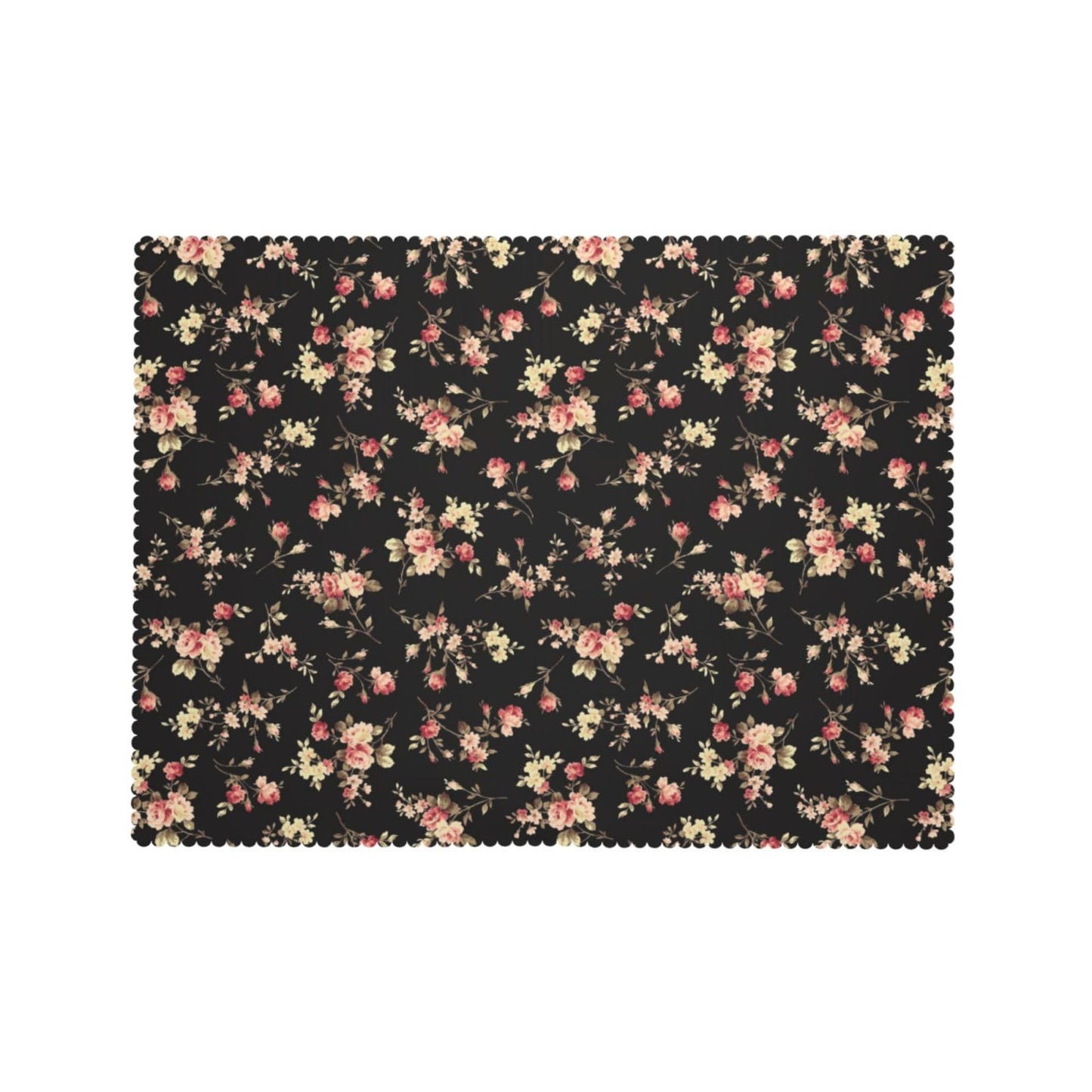 XIOURERY Flower Pattern Table Cloths Decorative for Dining Room, Rustic Roses Boho Botanical Plant Washable Tablecloth for Home, Restaurant, Outdoor Party Table Cover 54x72 Inch