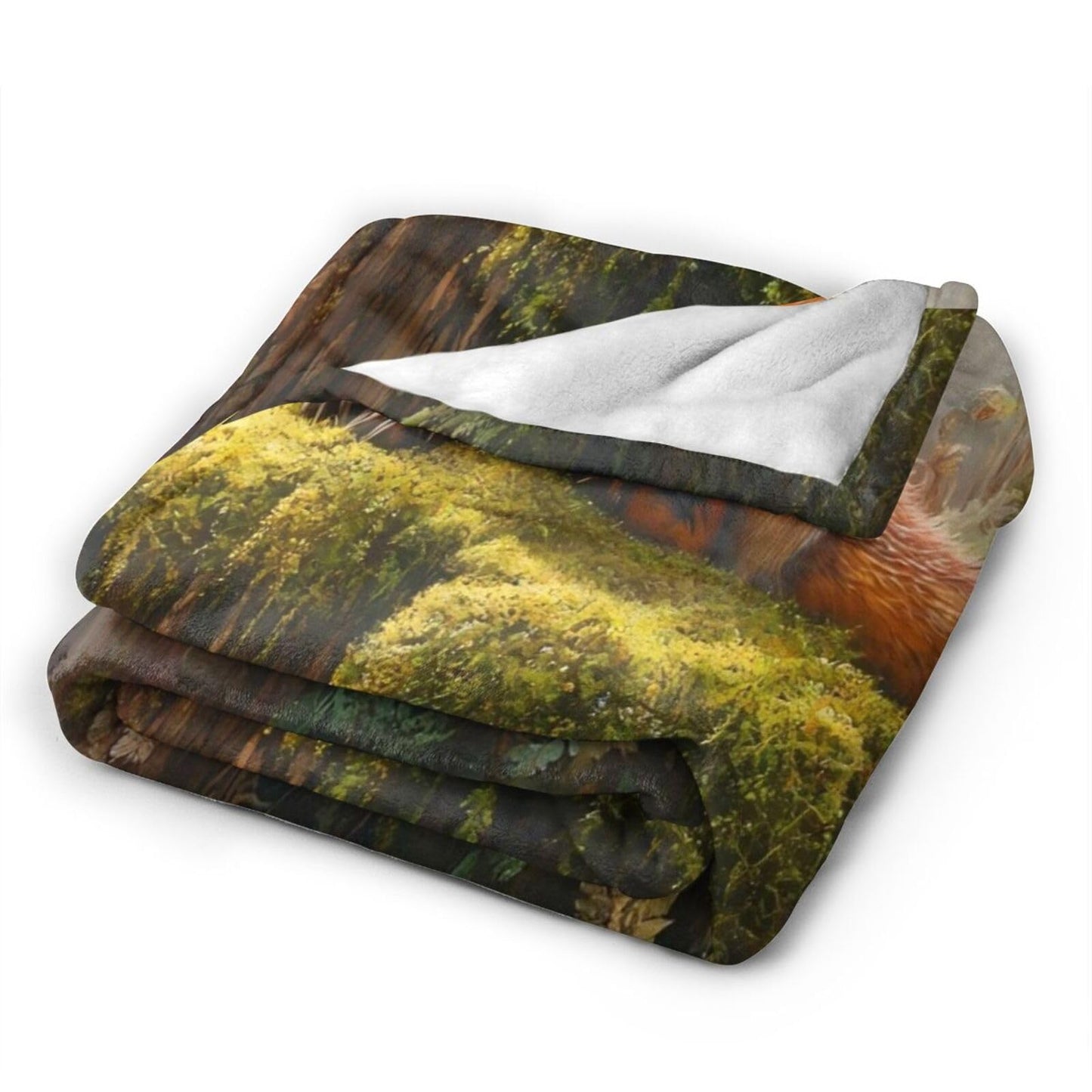 Tijuboni Fox Throw Blanket Fox Gifts for Girls Boys Women Men Kids Adults Soft Flannel Fleece Blanket for Couch Sofa Bed Home Decor 40"x50"