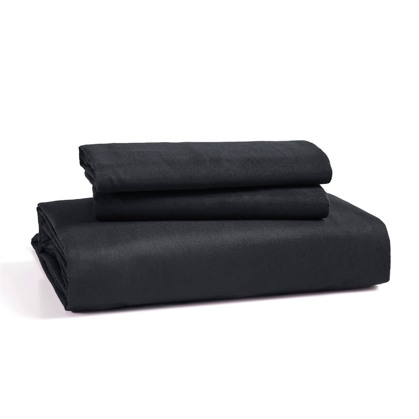 Bedsure Duvet Cover Queen Size - Soft Double Brushed Bedding Set for Kids & Adults, Zipper Closure, 3 Pieces, Includes 1 Duvet Cover (90"x90") & 2 Pillow Shams, NO Comforter, Black
