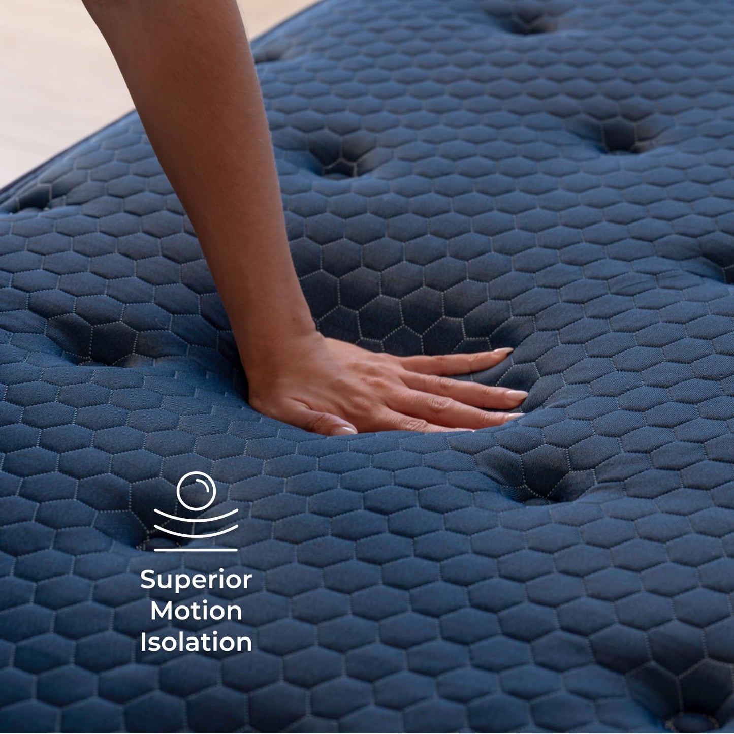 Brooklyn Bedding Signature Hybrid King 13 Inch Mattress, Medium Feel, CERTIPUR-US Certified Foam