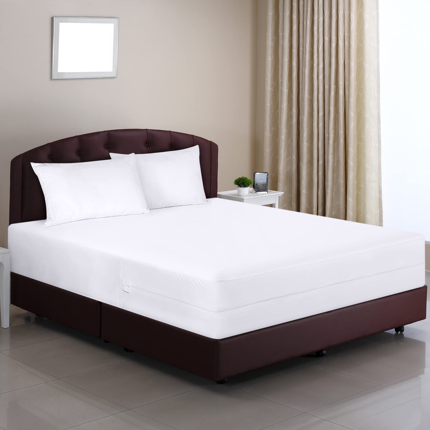 Utopia Bedding Premium Waterproof Bed Bug Mattress Cover, Twin Zippered Mattress Protector, 6 Inches Deep, Dust Mite Proof 6-Sided Mattress Encasement for Bed