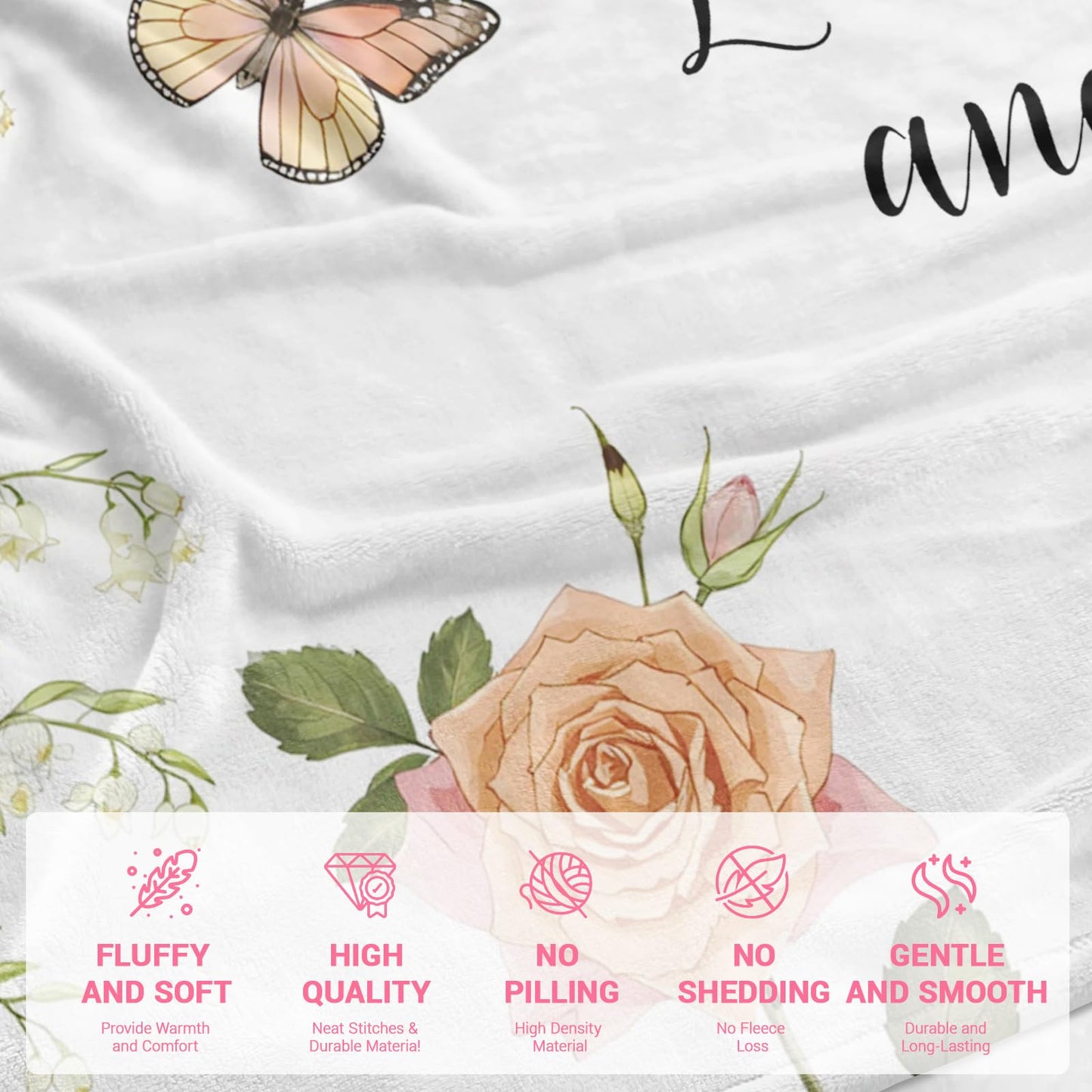 COMFAR Christian Gifts for Women Faith, Inspirational/Religious/Spiritual Gifts for Adults, Soft Throw Blankets for Women/Men, Personalized Blankets for Adults 40"x 50"