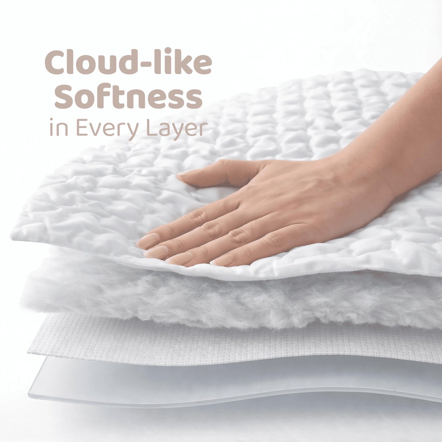 PAULATO BY GA.I.CO Twin Waterproof Mattress Protector – Fitted Sheet Style, Breathable & Noiseless, Deep Pocket Up to 19”, Soft Polyester Mattress Cover (Twin)