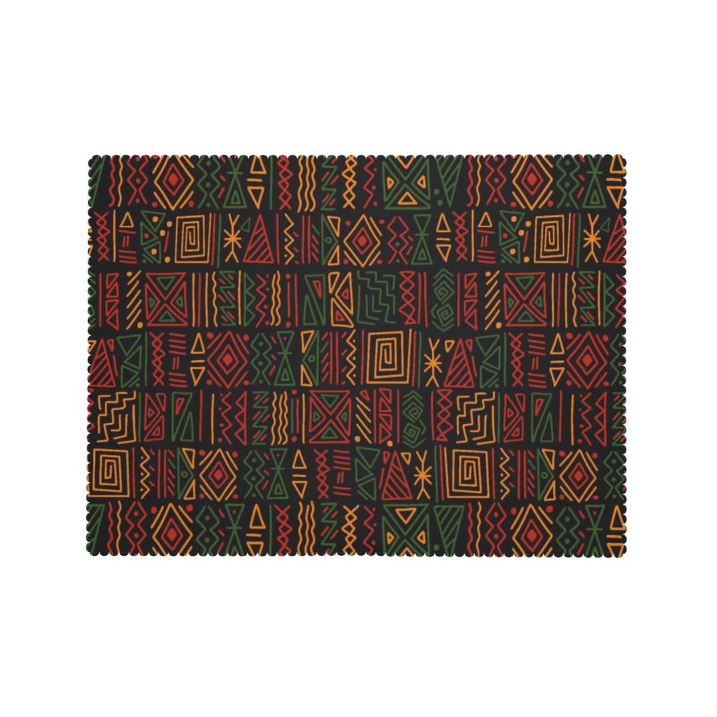 JIANKESEN African Tribal Tablecloth Rectangle Geometric Totems Ethnic Tribal Clash Traditional Table Cloth Wrinkle Resistant Table Cover for Kitchen Dining Party Decorations 54 x 72 Inch