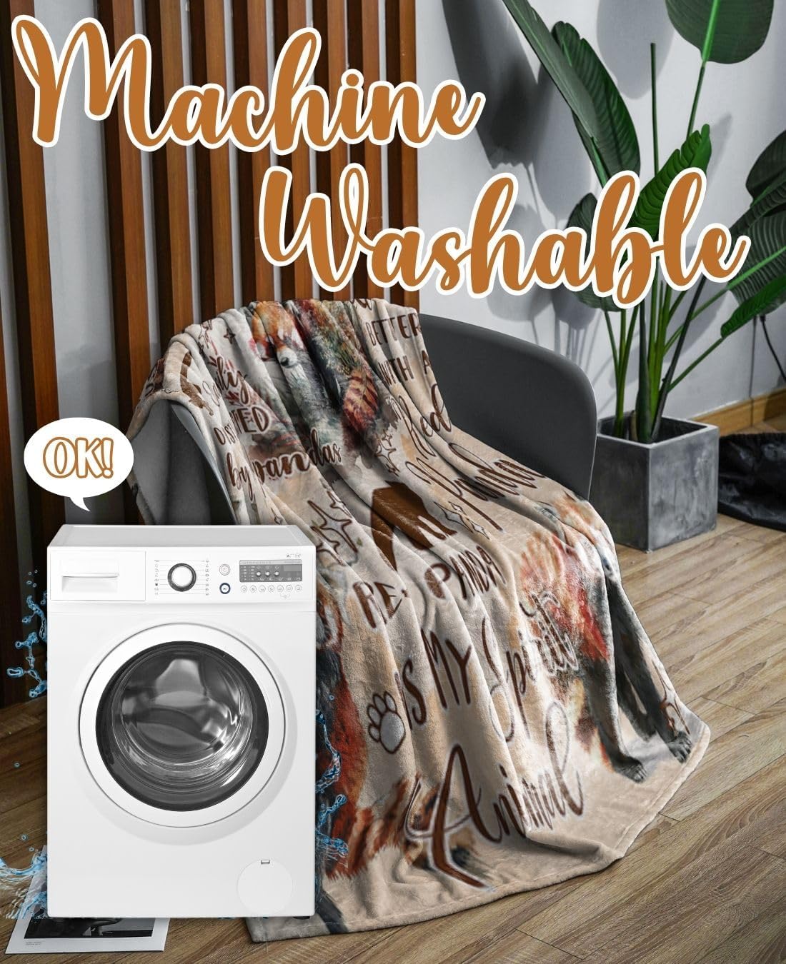 Huglanket Red Panda Gifts Blanket for Women, Girls, Red Panda Lovers, 50" x 65" Throw for Birthday, Christmas