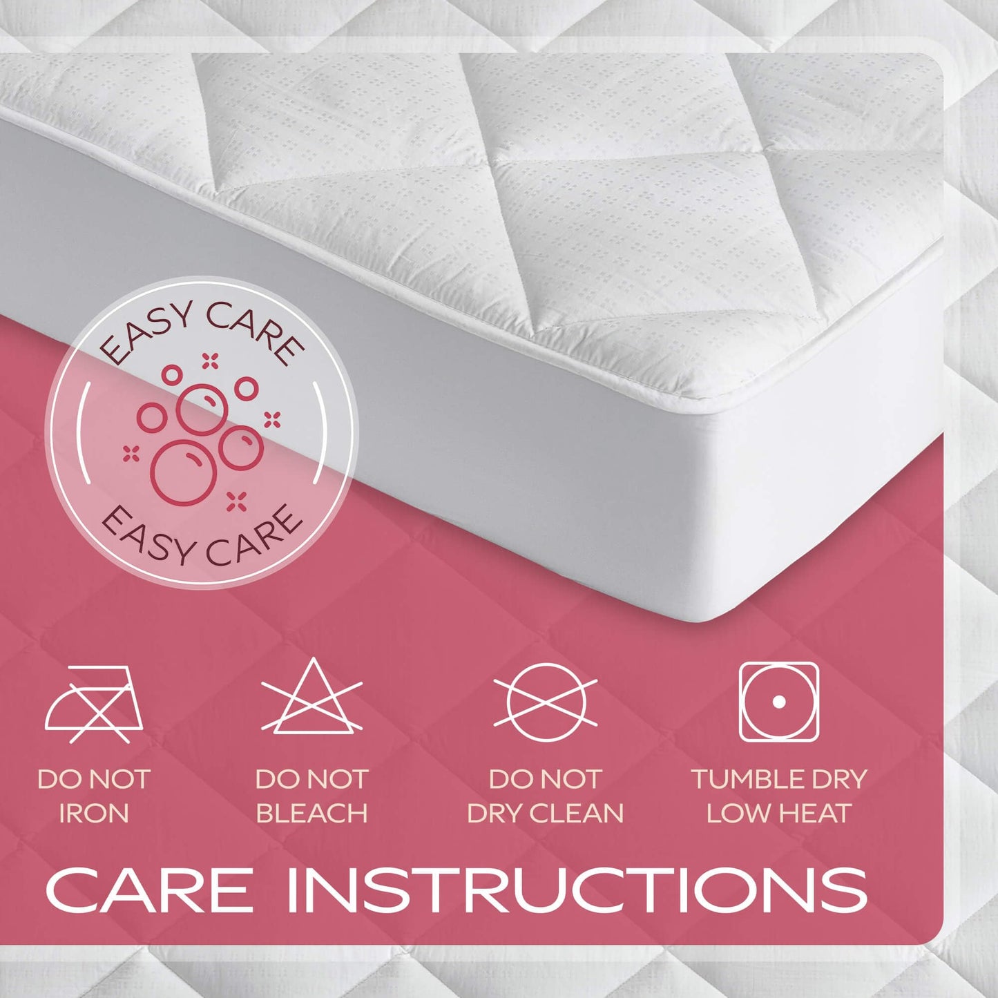 Maxi Full Size Mattress Pad - Luxurious Cotton Sateen Mattress Protector - Soft, Comfortable, and Breatheable Mattress Cover - Mattress Pad Protects Mattress from Dust, Dirt, Spills, and Stains.