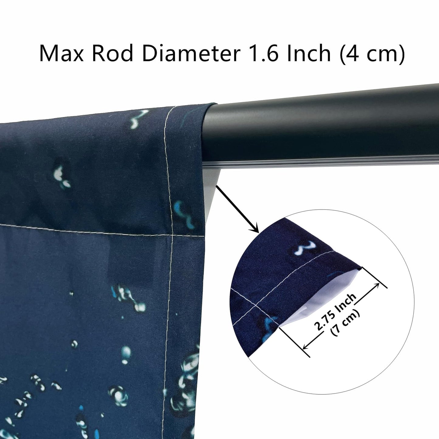 YUANZU Kids Basketball Curtains W42 x L63 Inch Rod Pocket Sports Fire Ball Water Flame Thunder Lightning Print Pattern Privacy Fabric Window Drapes for Boys Bedroom Nursery Baby Playroom 2 Panels