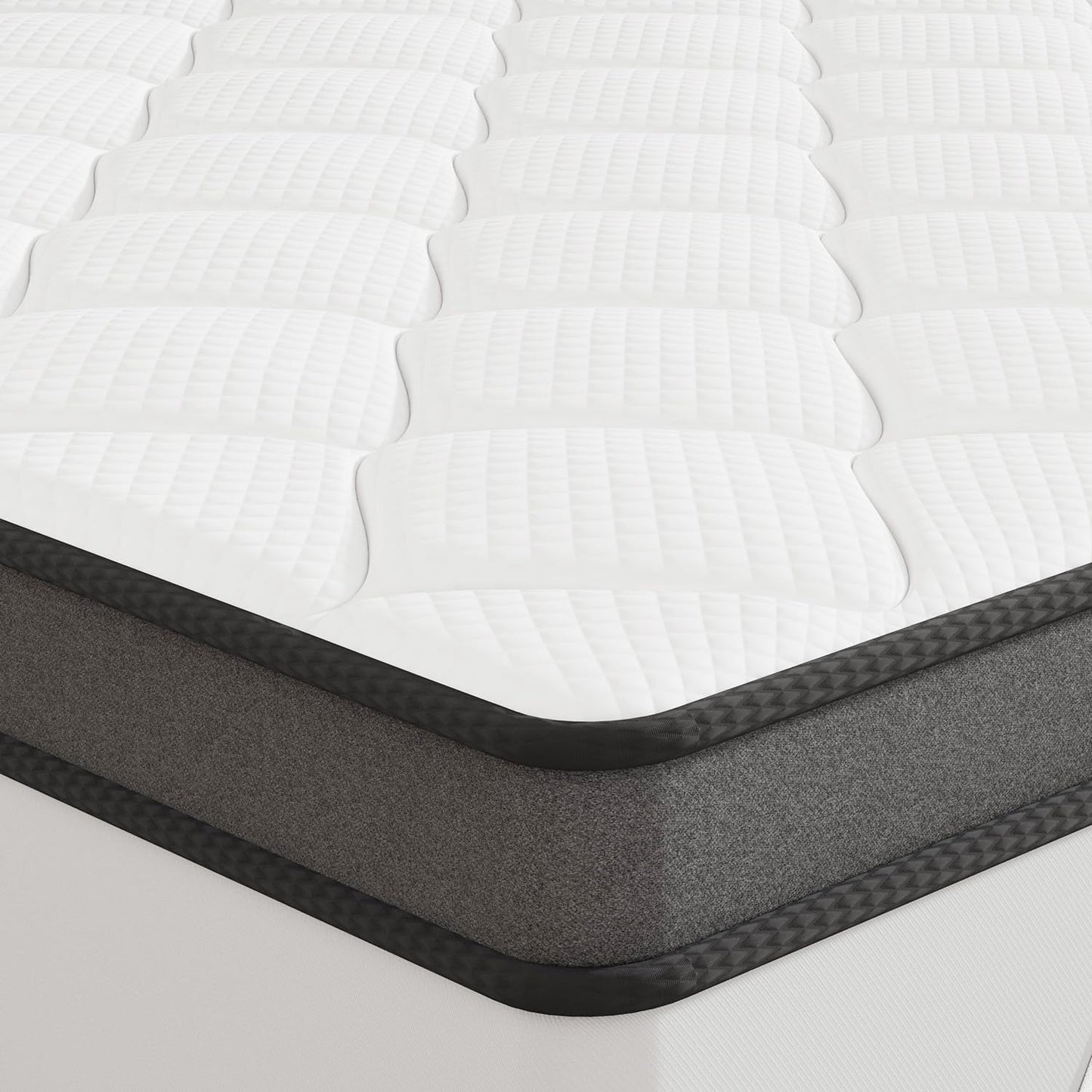 ELEMUSE 3 Inch Full Size Memory Foam Mattress Topper, High Density Gel Foam Bed Toppers with Cooling Pillowtop for Back Pain Relief, Medium Firm Mattress Pad for Comfort Body Support