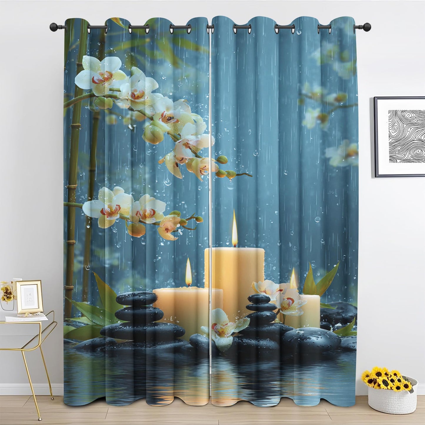 Zen Curtains for Living Room