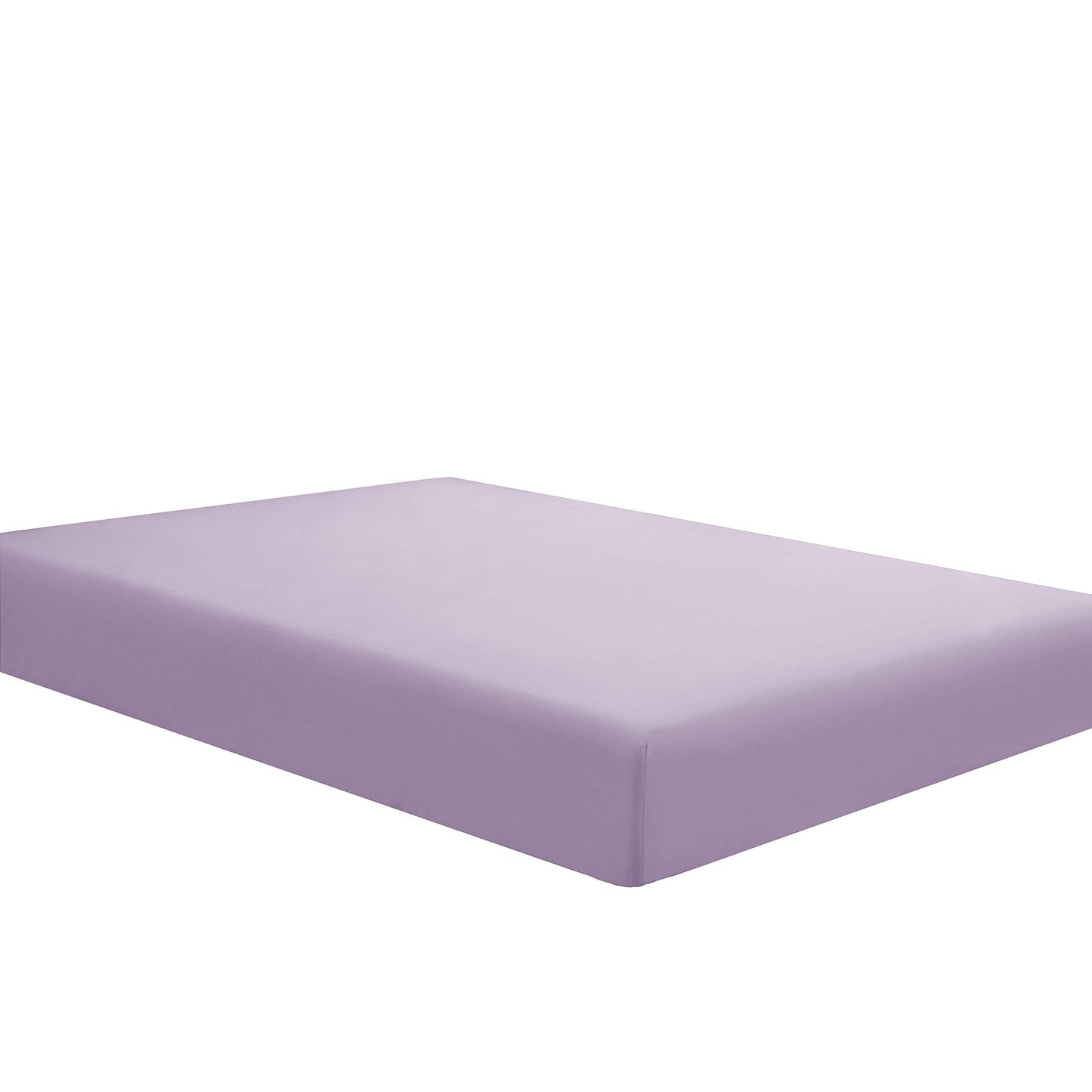 Sfoothome Twin Lavender Fitted Sheet Only, Wrinkle Free - Brushed Microfiber Bed Sheet with Deep Pocket